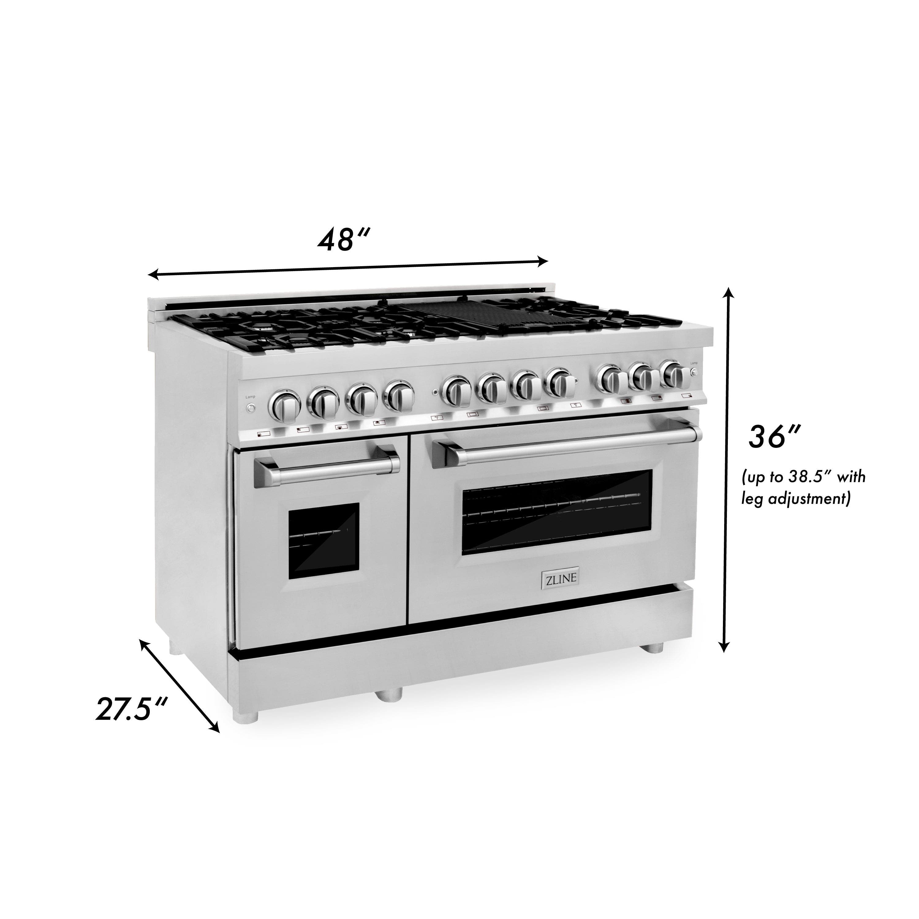 Zline RAGR48 Stainless Steel