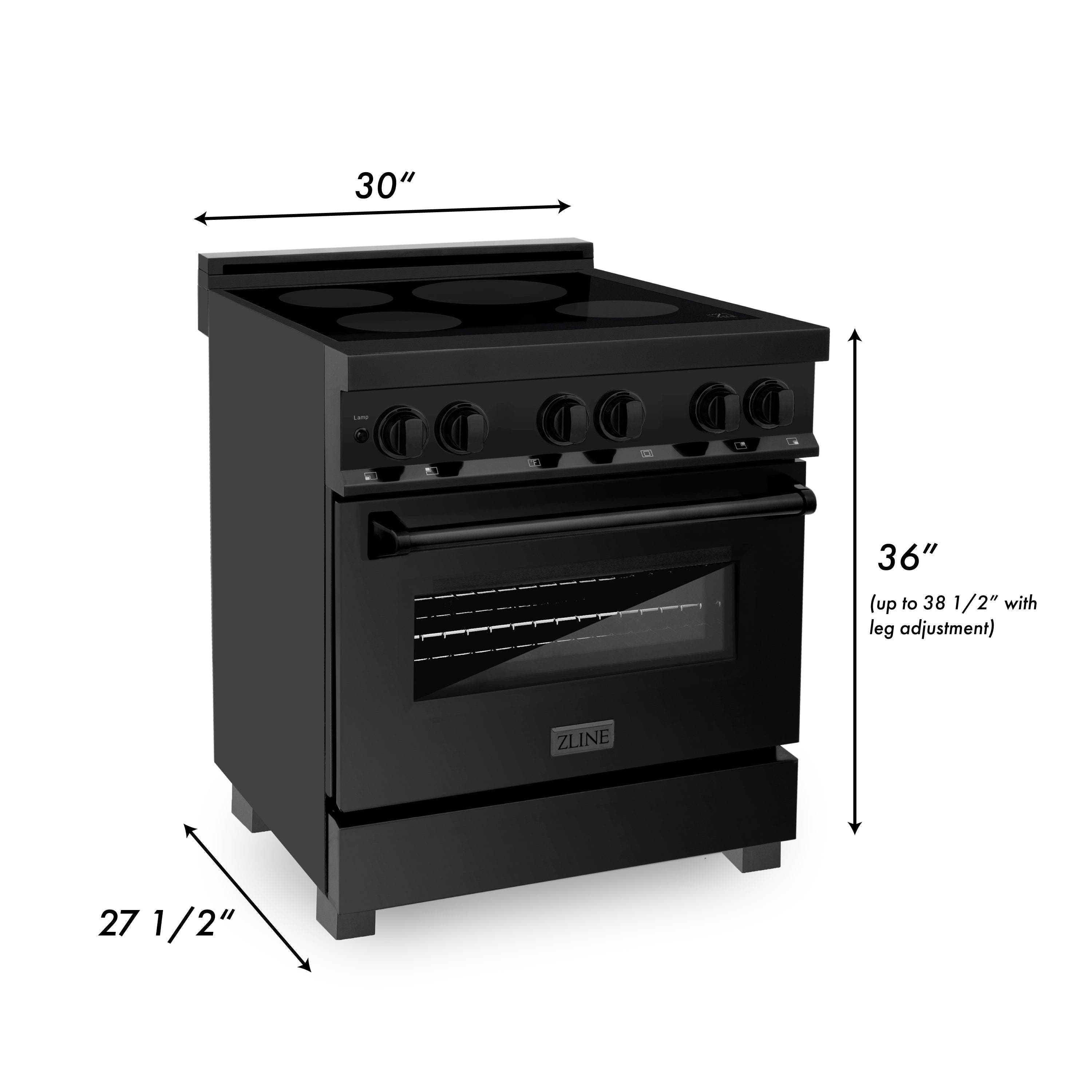 Zline RAINDBS30 Black Stainless Steel