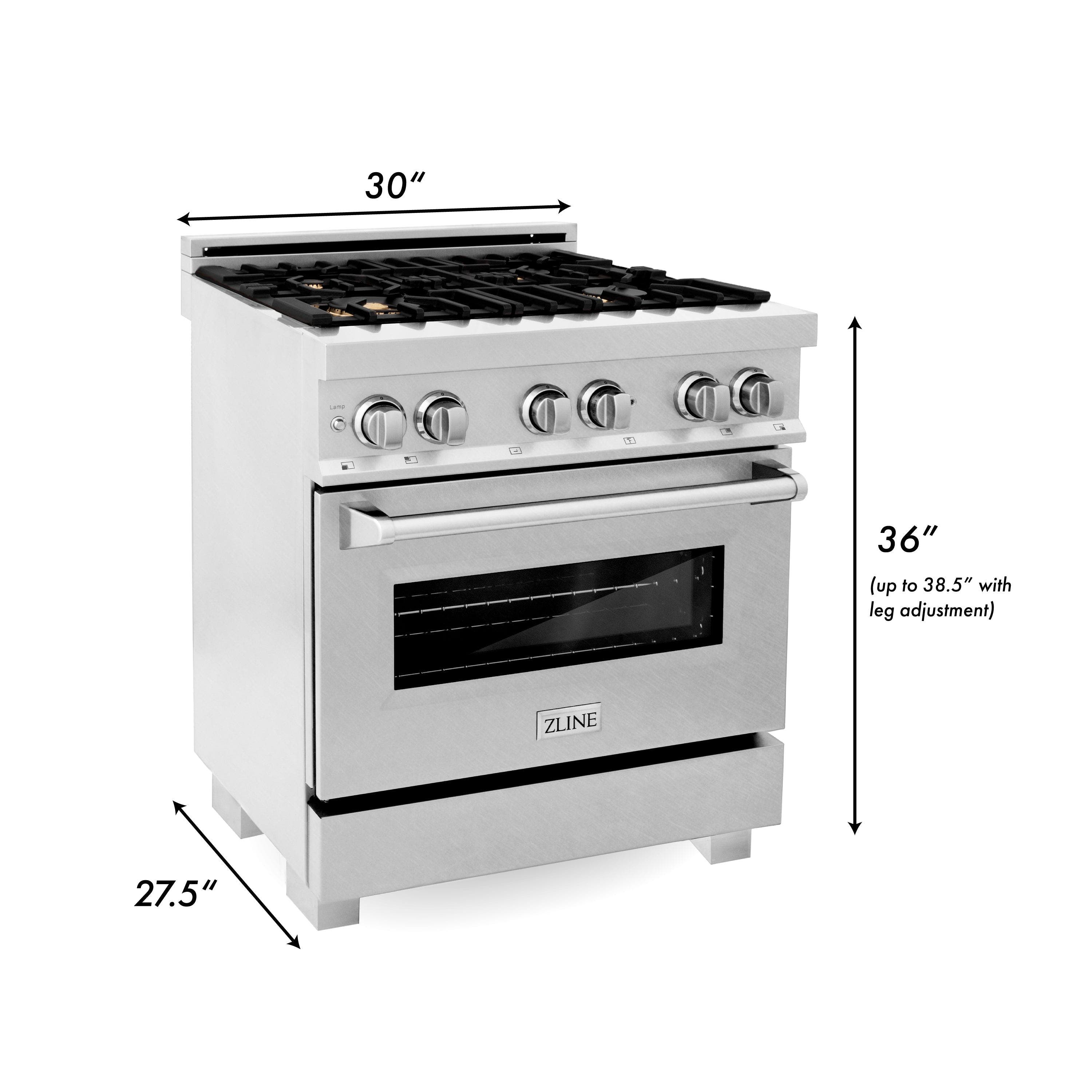 Zline RASSNBRGR30 Fingerprint Resistant Stainless