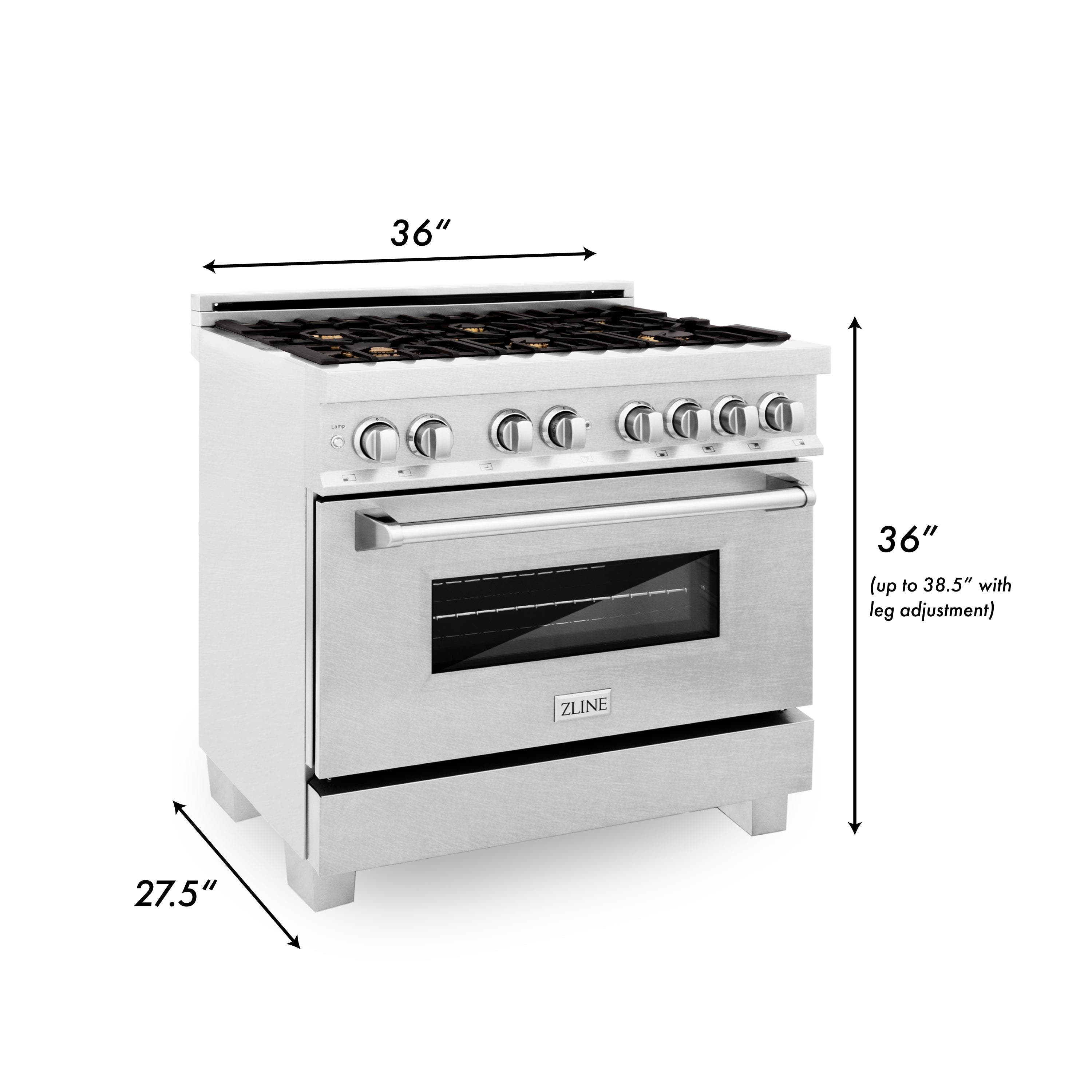 Zline RASSNBRGR36 Fingerprint Resistant Stainless