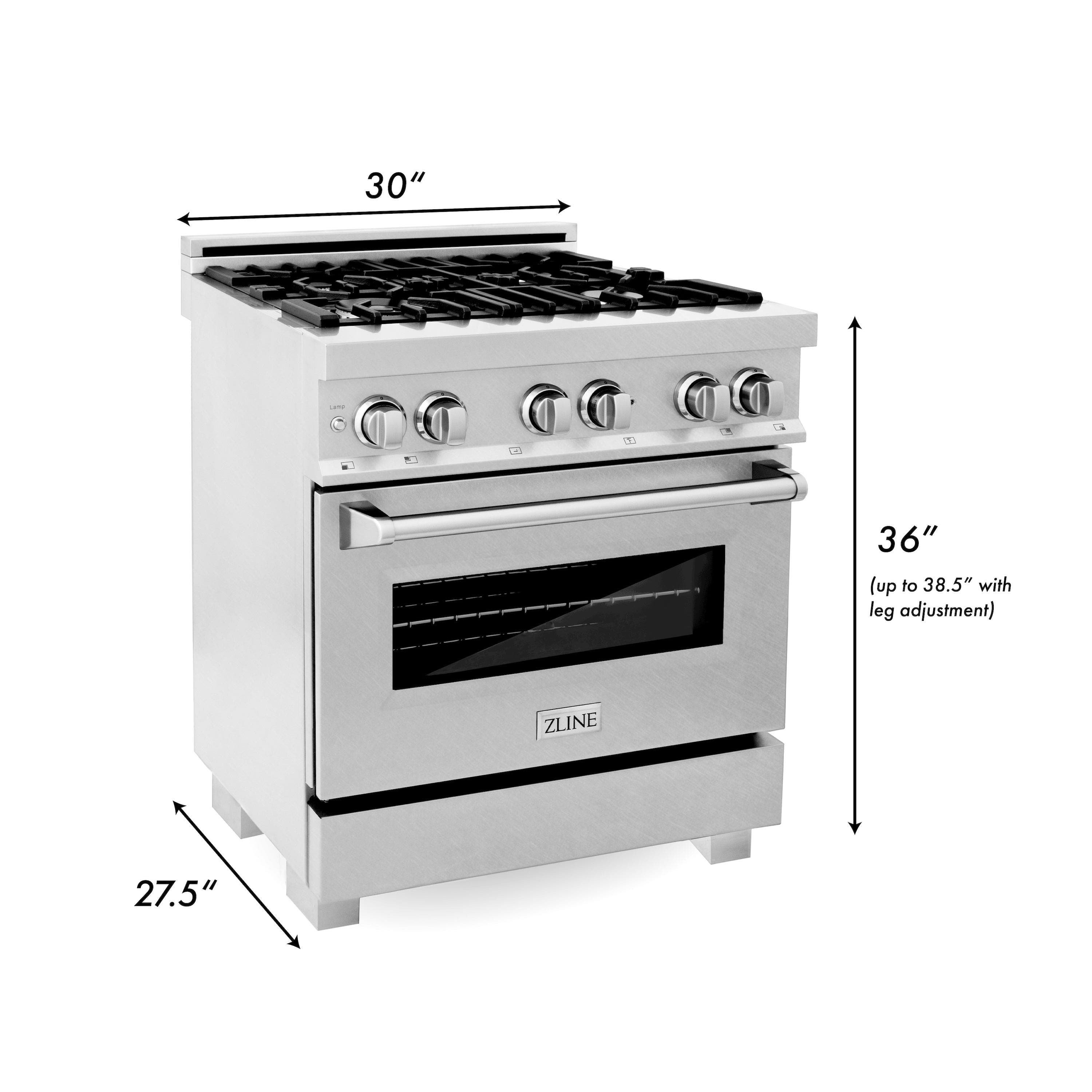 Zline RASSNGR30 Fingerprint Resistant Stainless