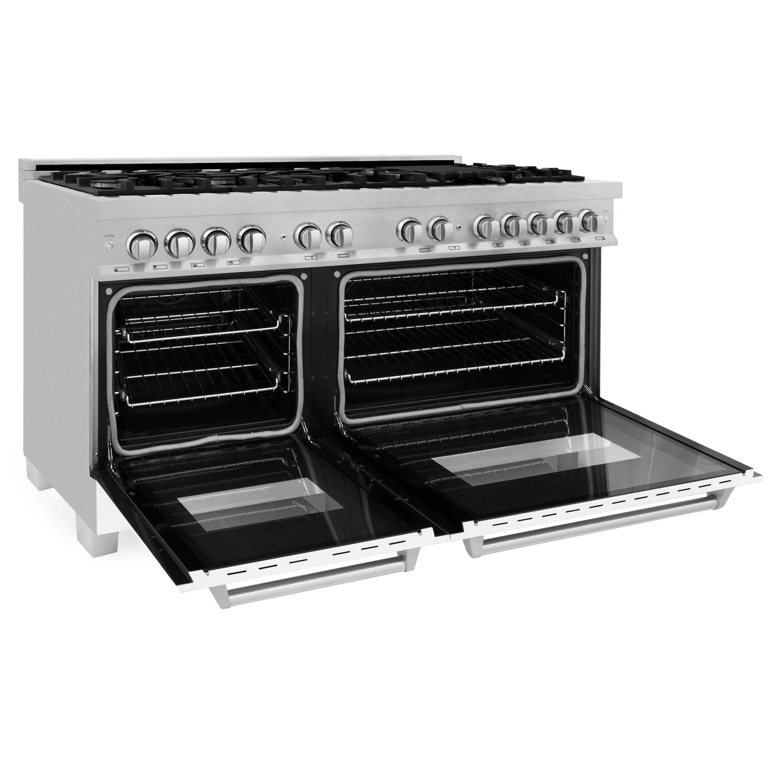 Zline RASWM60 Fingerprint Resistant Stainless Steel And White Ma...