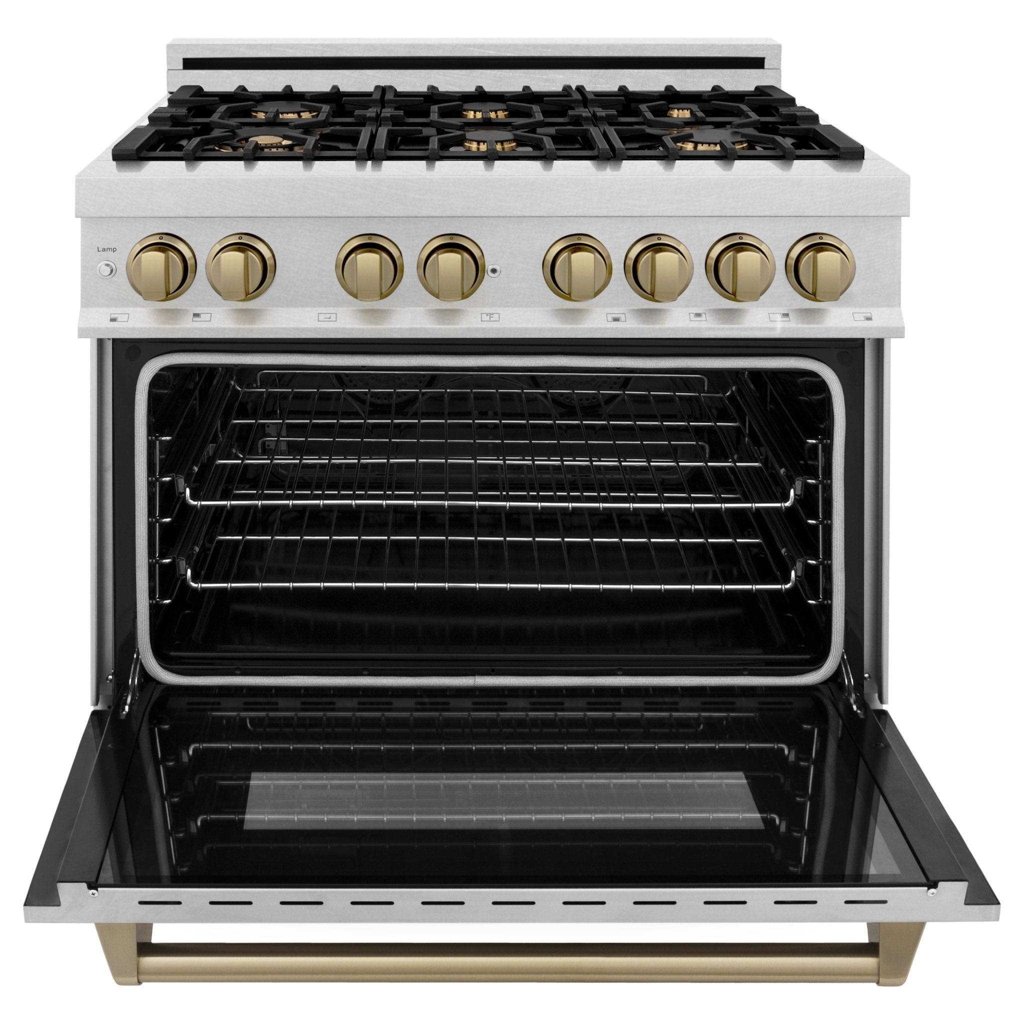 Zline RASZSN36MB Durasnow Stainless Steel with Matte Black Accents