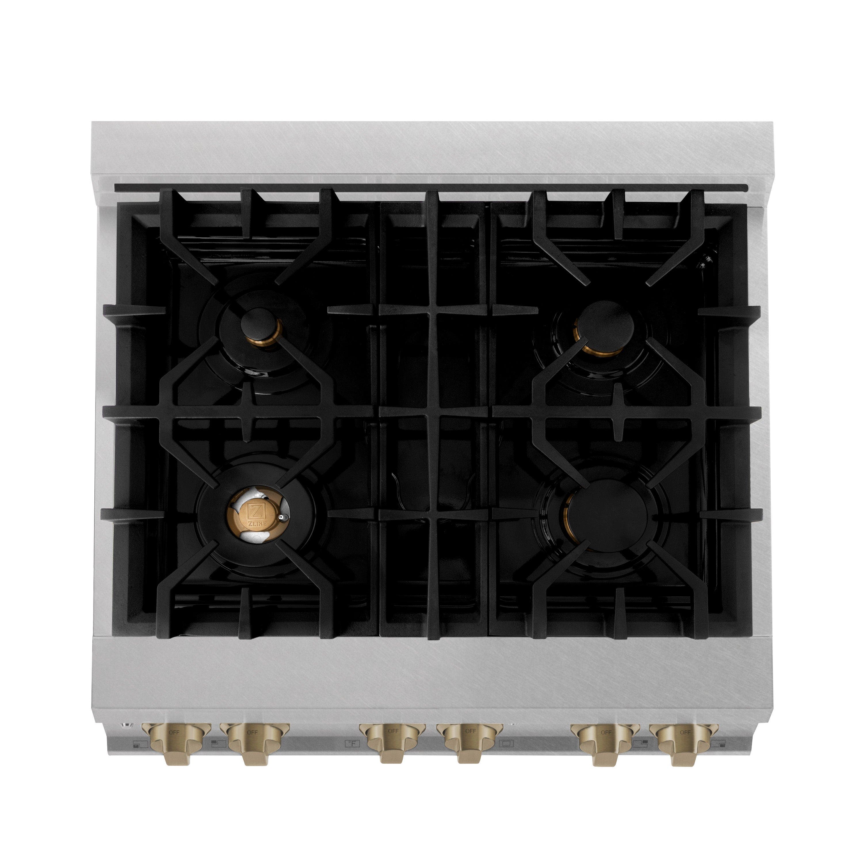 Zline RASZWM30MB White Matte with Matte Black Accents
