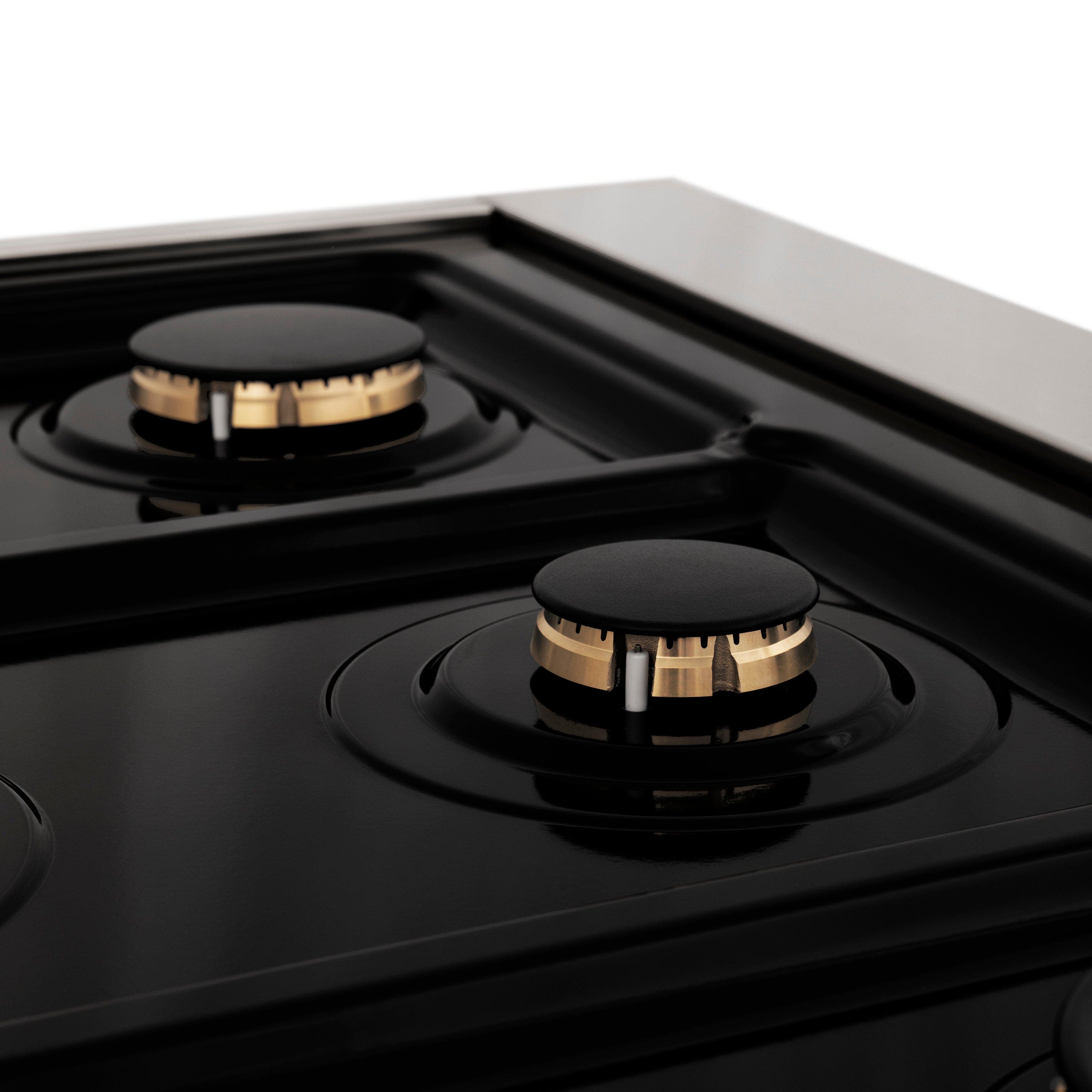 Zline RAZ36MB Stainless Steel with Matte Black Accents