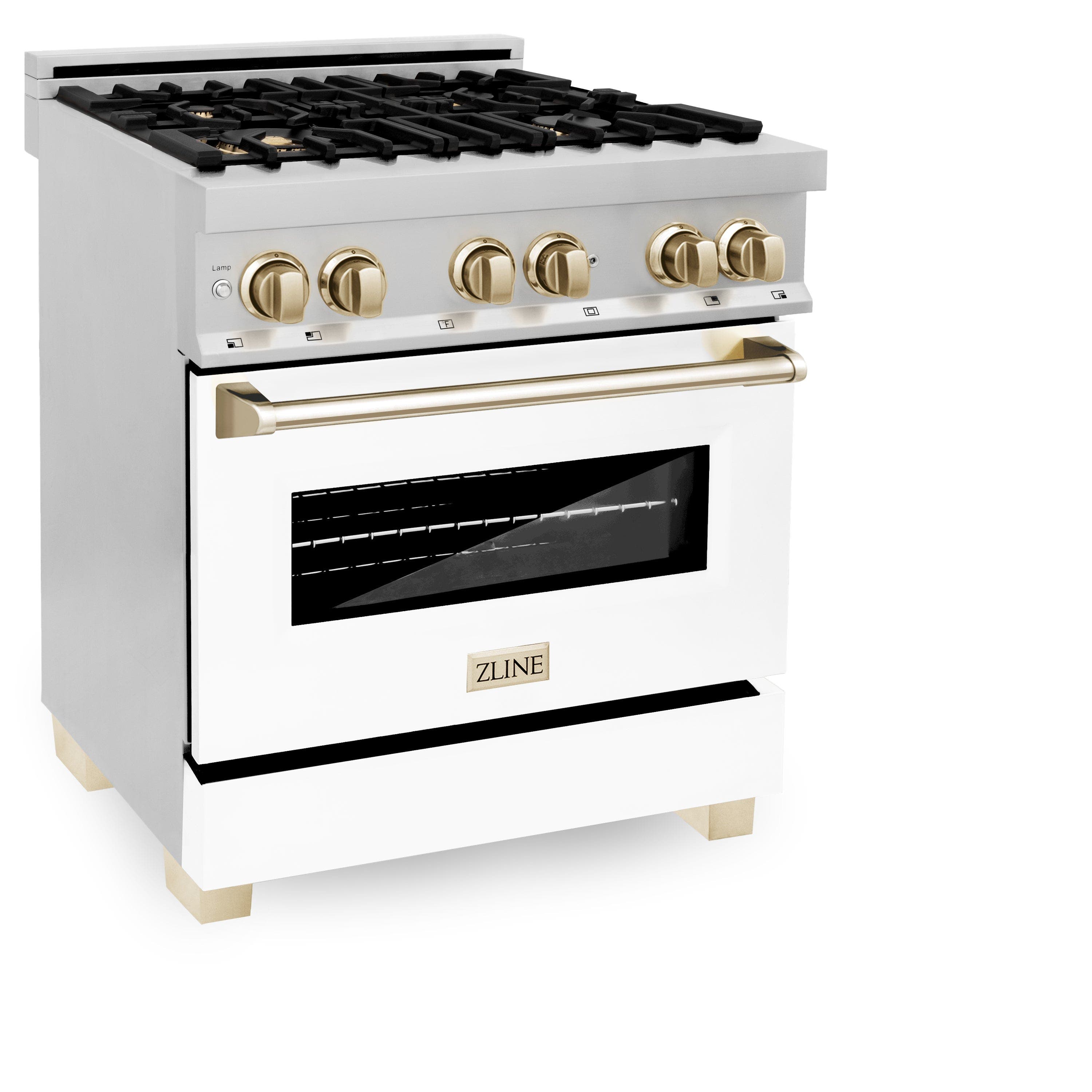 Zline RAZWM30MB Stainless Steel With White Matte Door And Matte Bl...