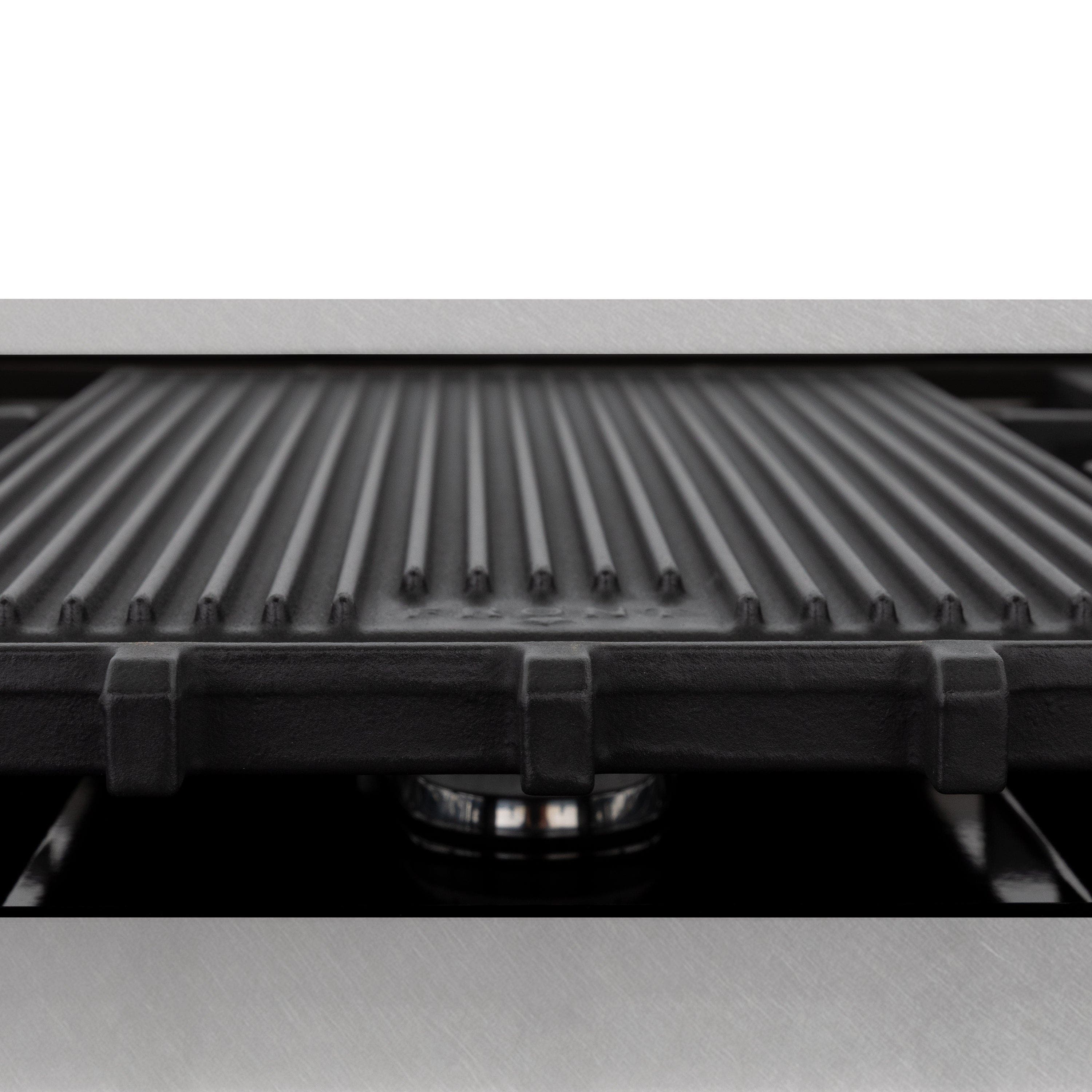 Zline RGSZSN48MB Durasnow Stainless Steel With Matte Black Accents