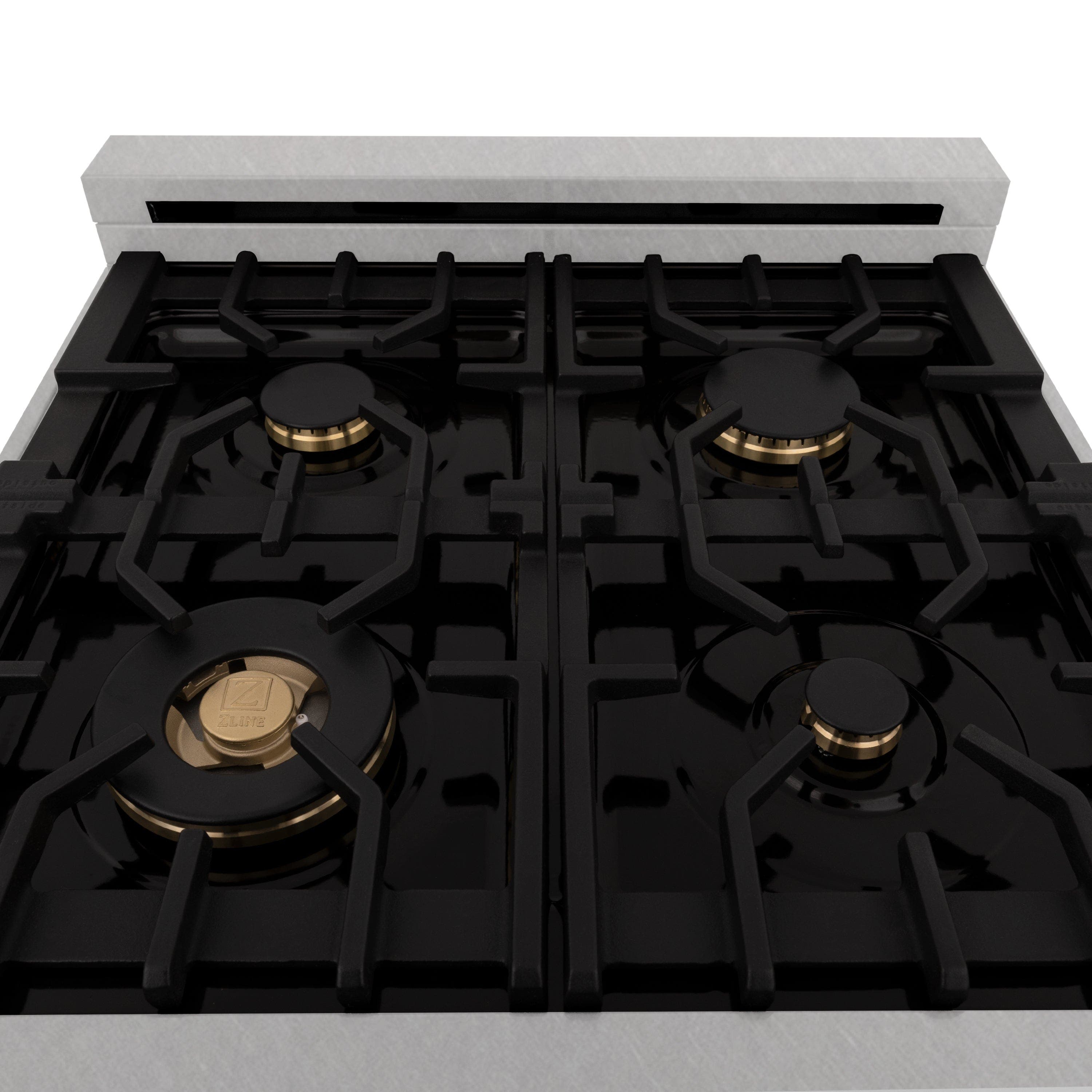 Zline RGSZWM24MB Durasnow Stainless Steel With White Matte Door And...