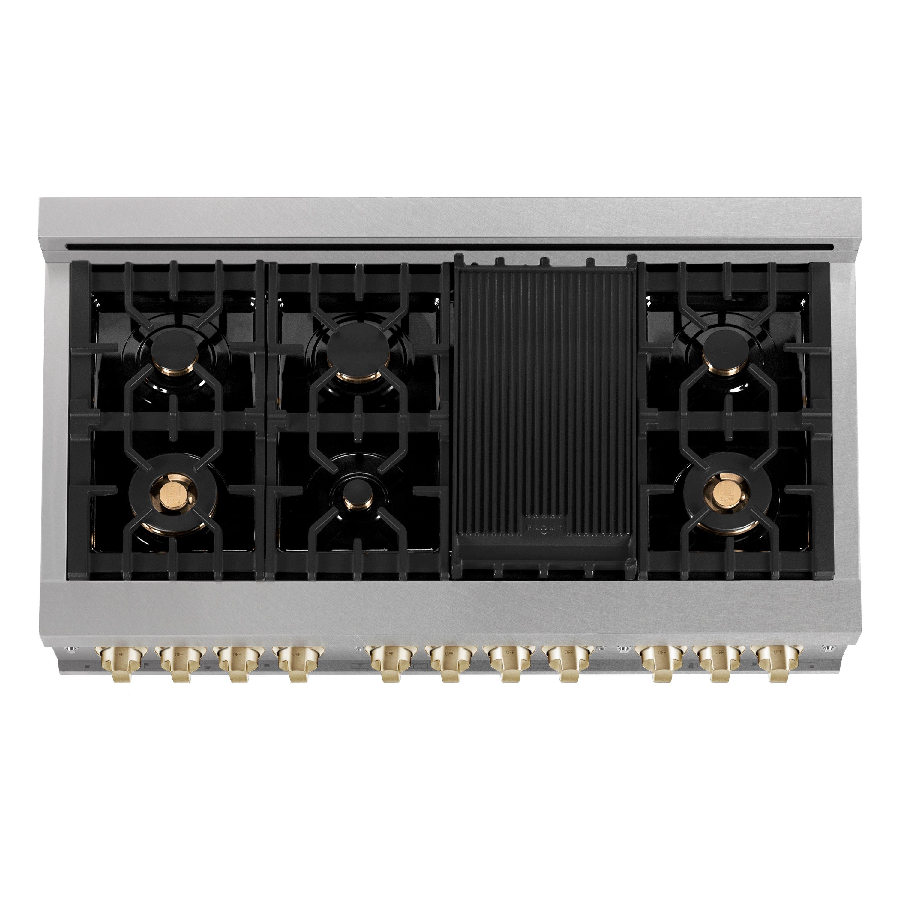 Zline RGSZWM48MB Durasnow Stainless Steel With White Matte Door And...