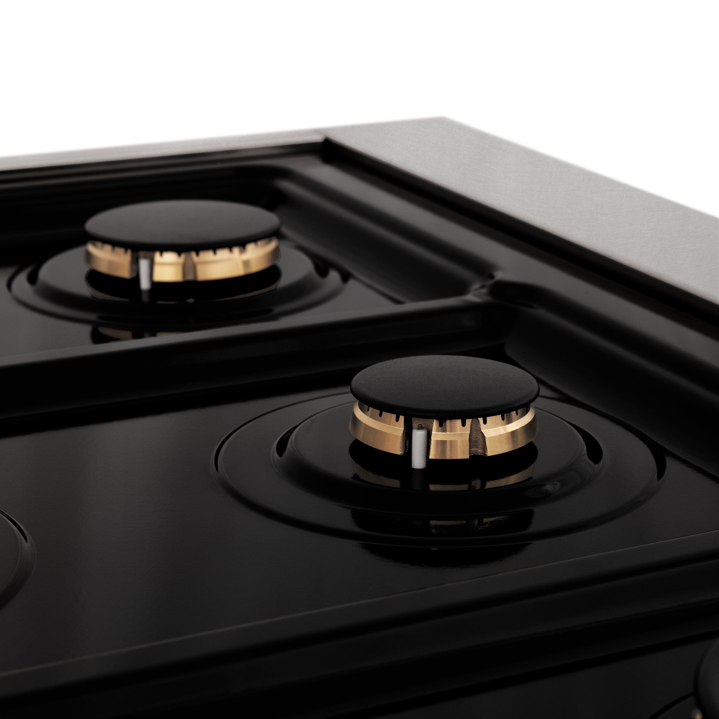 Zline RGSZWM48MB Durasnow Stainless Steel With White Matte Door And...
