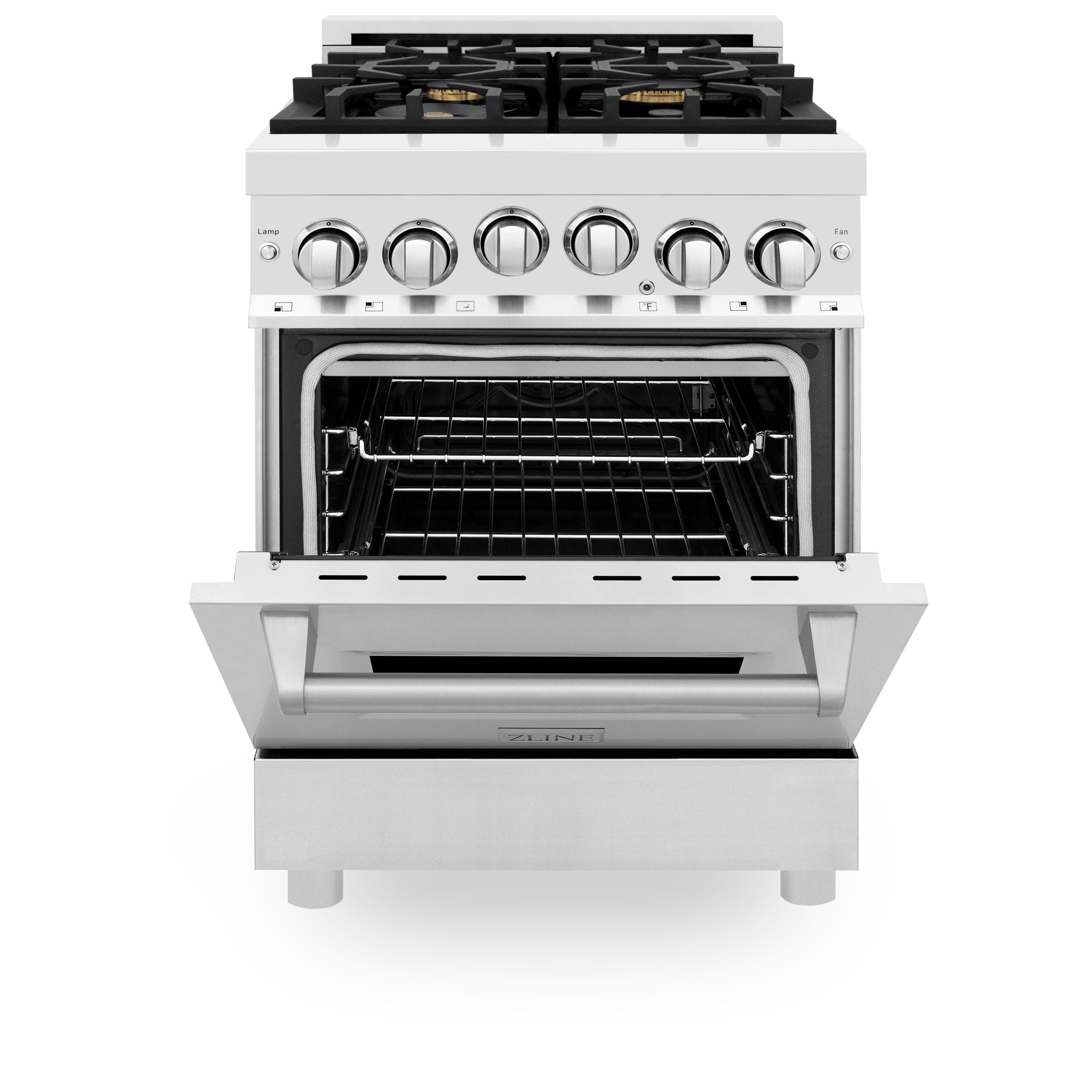 Zline RGWM24 Stainless Steel With White Matte Door