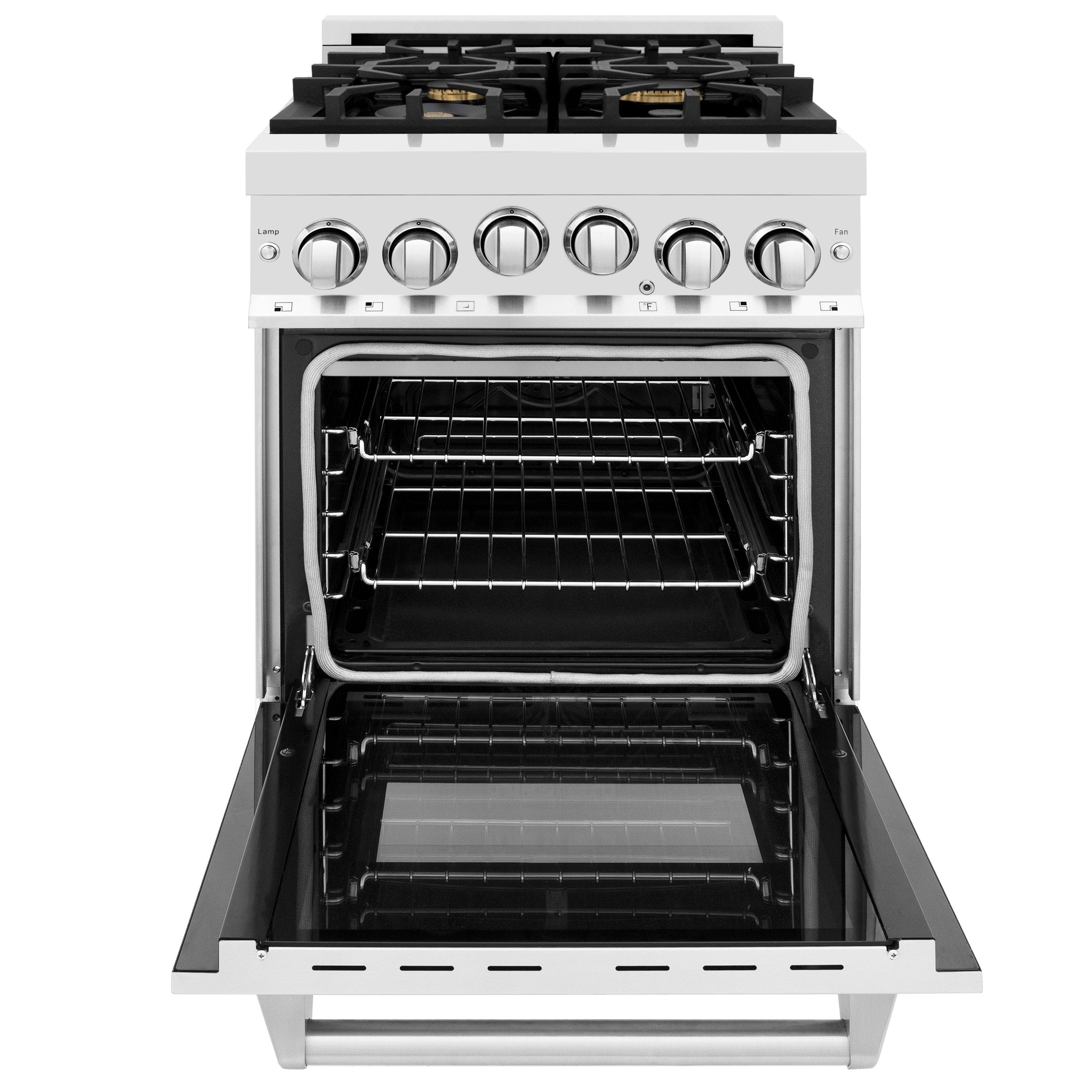 Zline RGWM24 Stainless Steel With White Matte Door