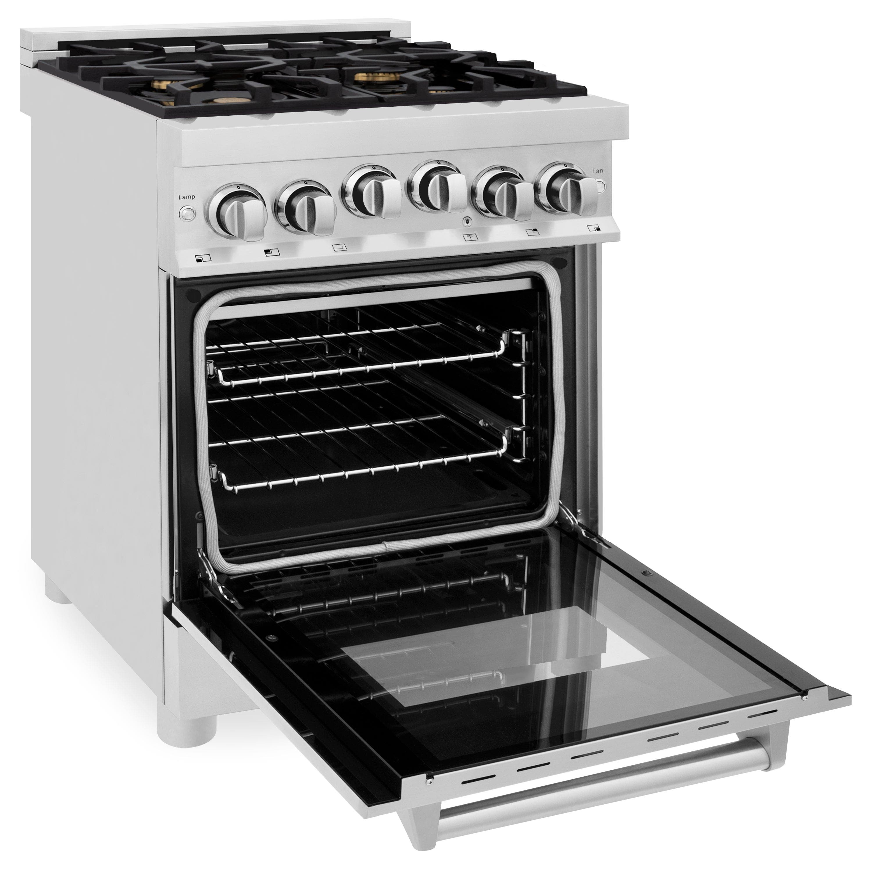 Zline RGWM24 Stainless Steel With White Matte Door