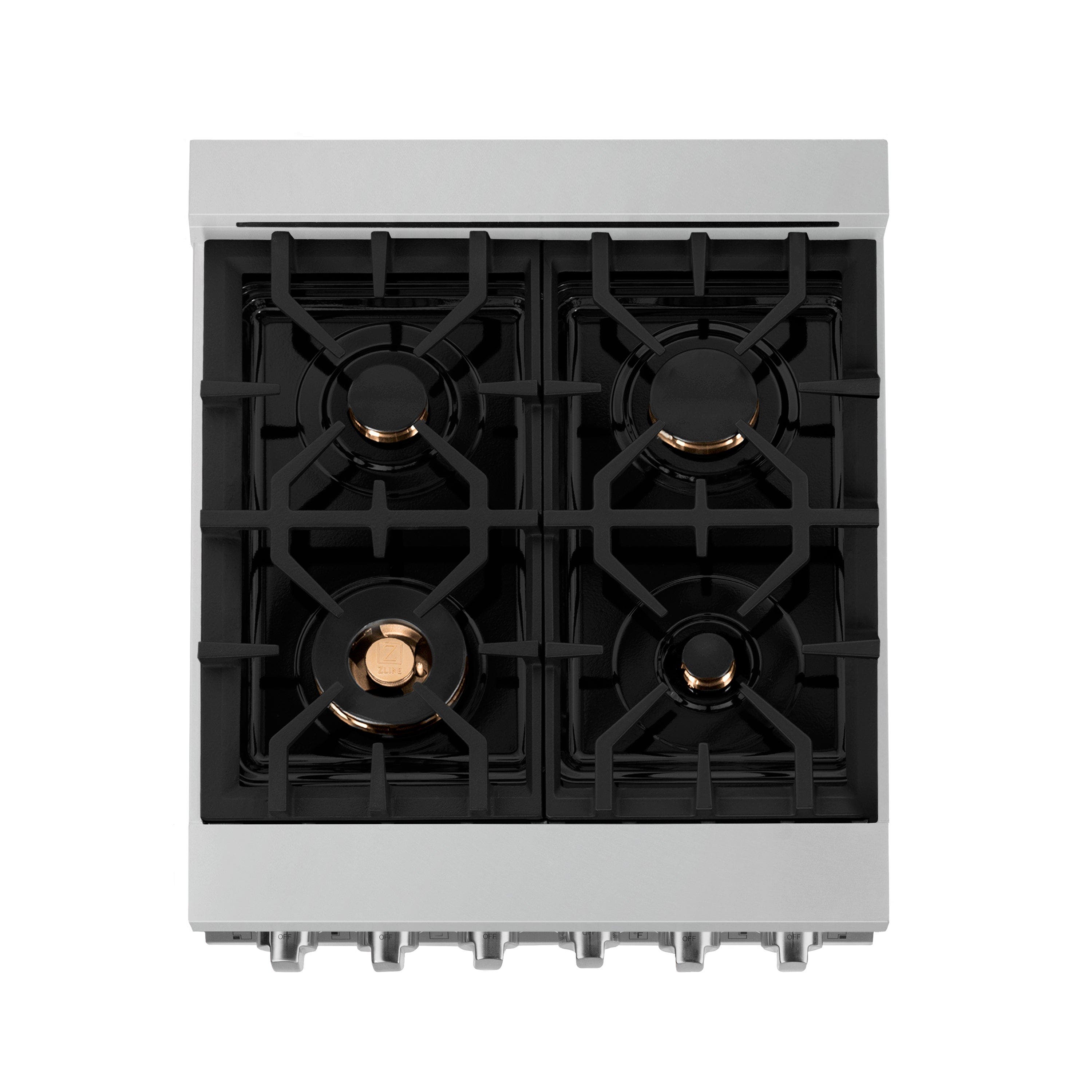 Zline RGWM24 Stainless Steel With White Matte Door