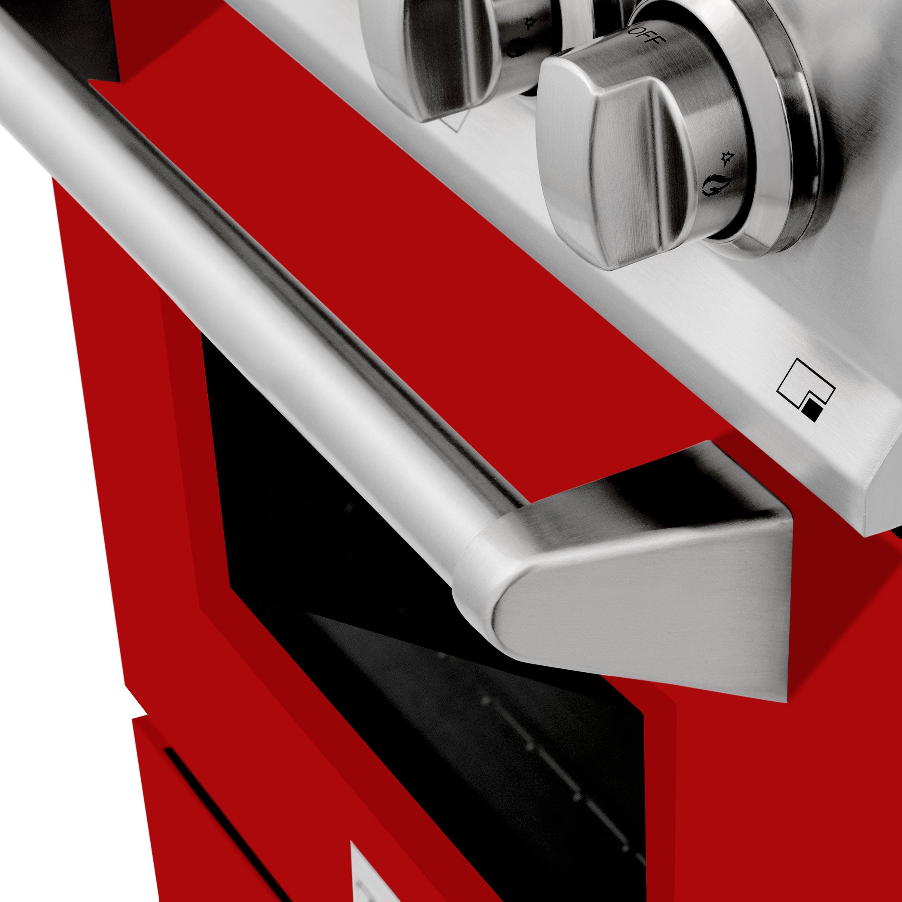 Zline RGWM24 Stainless Steel With White Matte Door