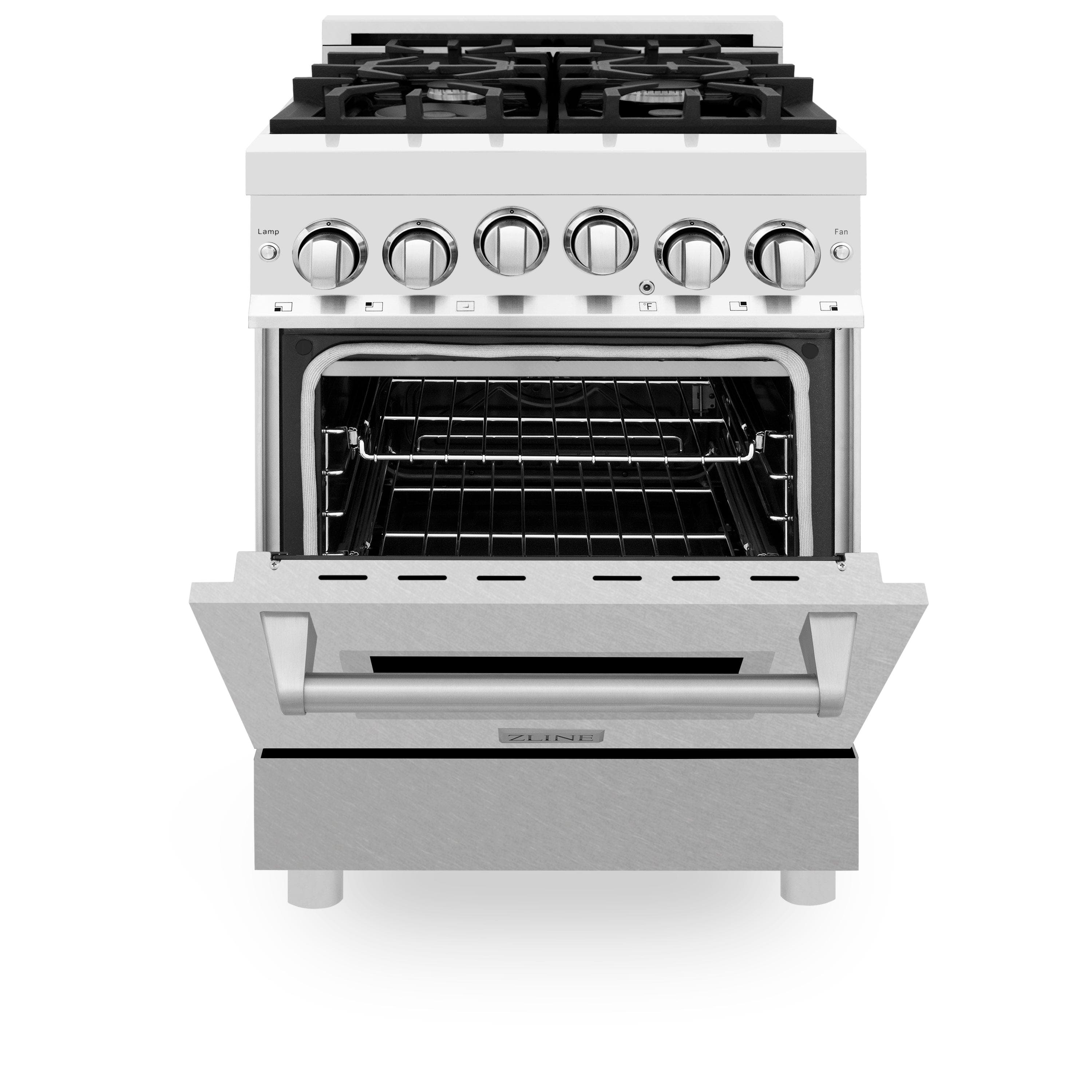 Zline RGWM24 Stainless Steel With White Matte Door