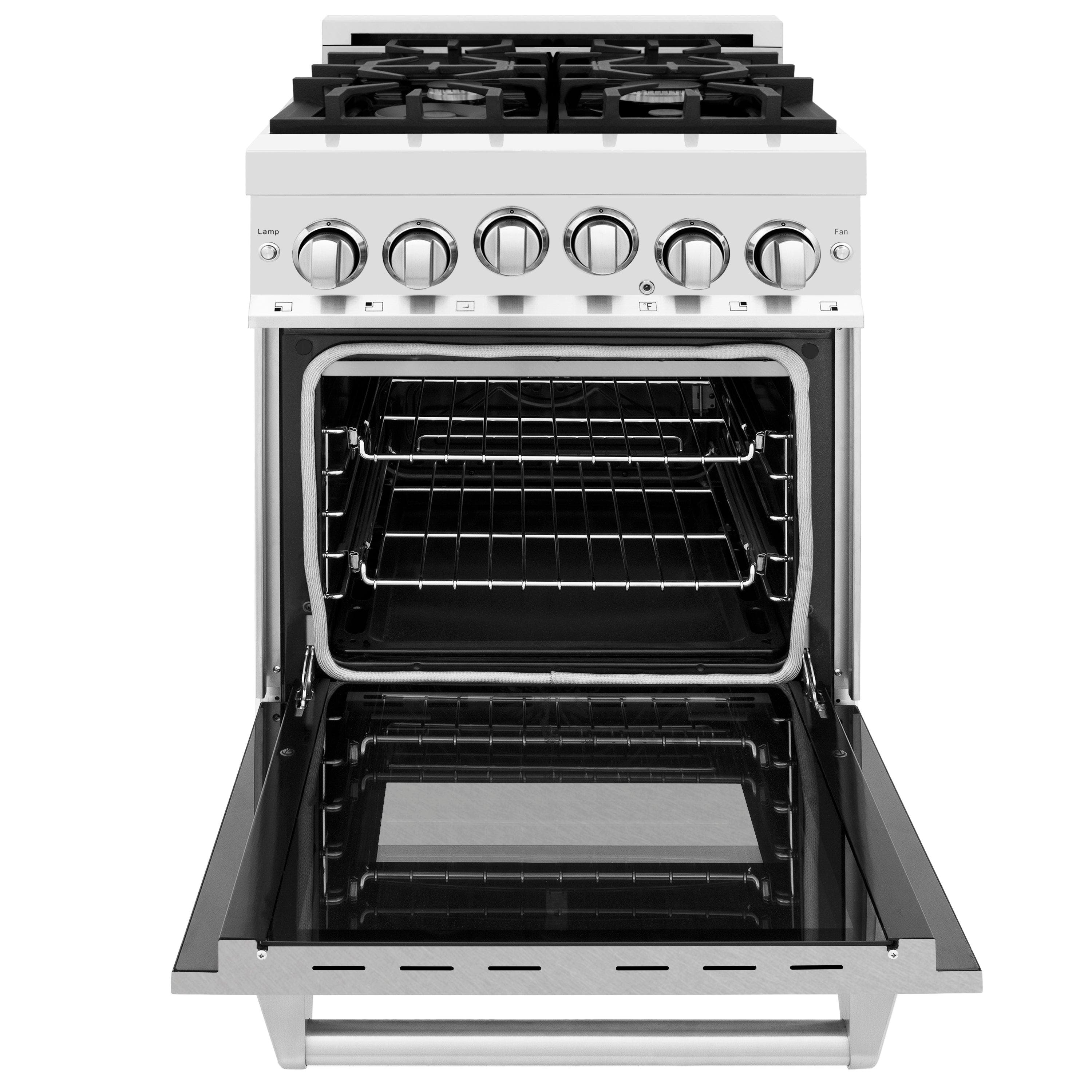 Zline RGWM24 Stainless Steel With White Matte Door