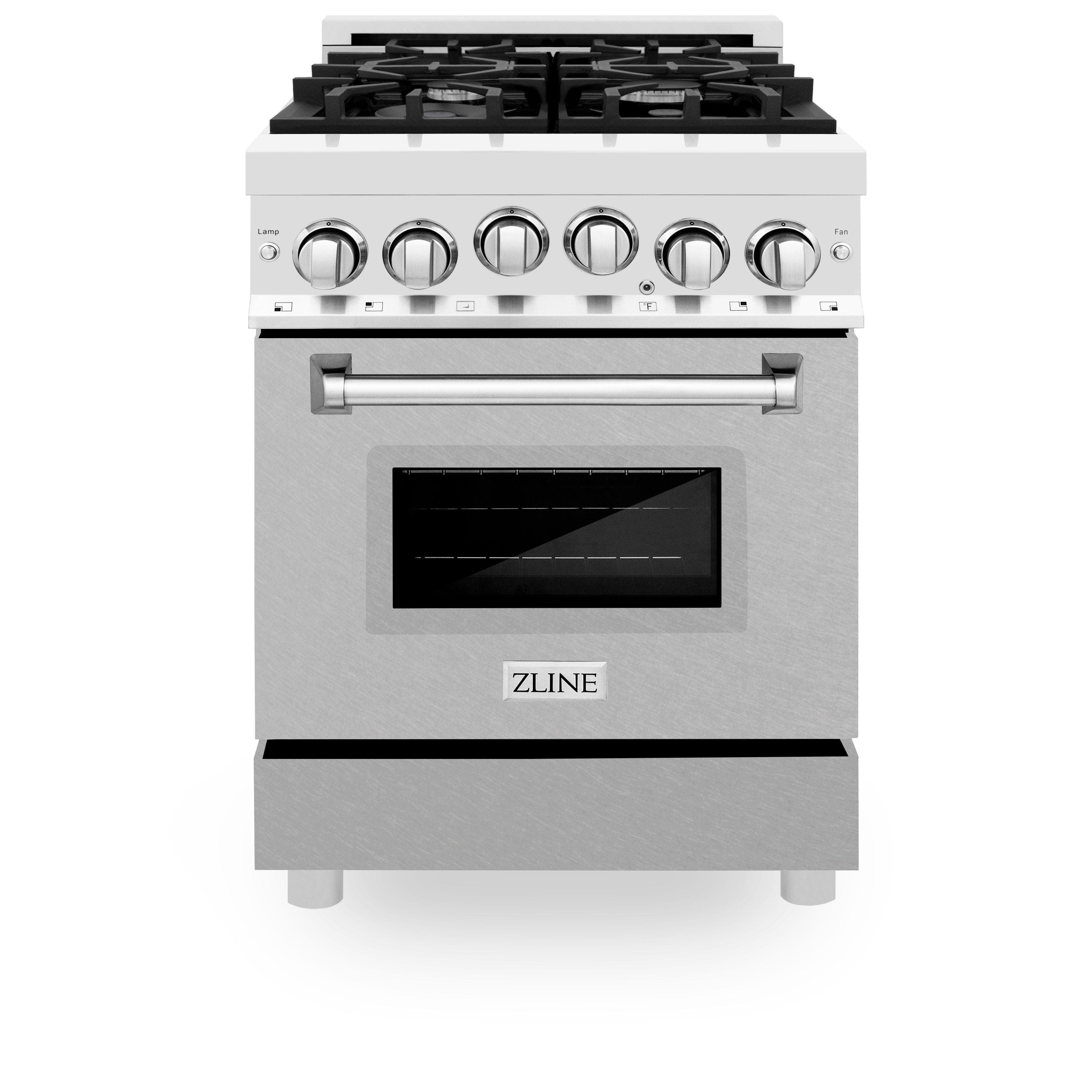 Zline RGWM24 Stainless Steel With White Matte Door