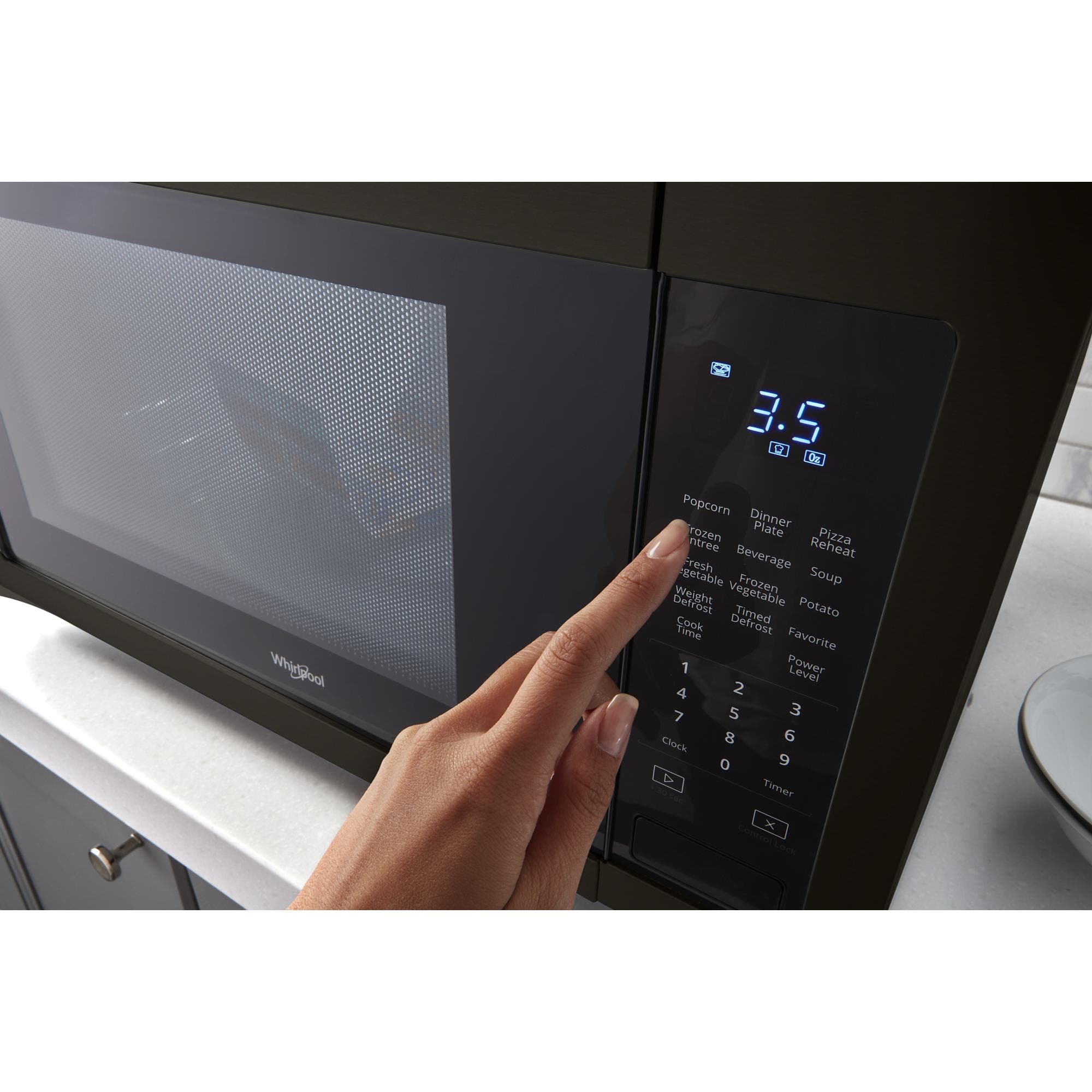 Whirlpool WMC30516HV Fingerprint Resistant Black Stainless Steel