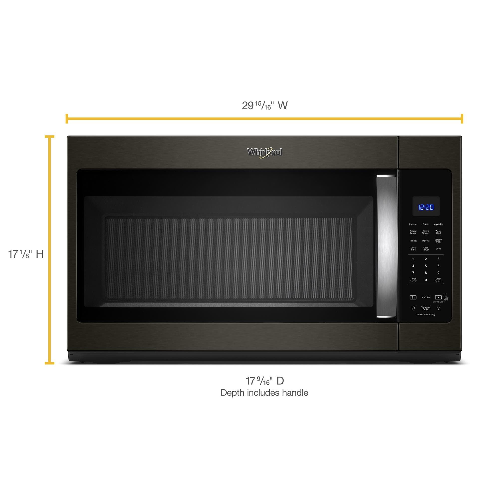 Whirlpool WMH32519HV Fingerprint Resistant Black Stainless Steel