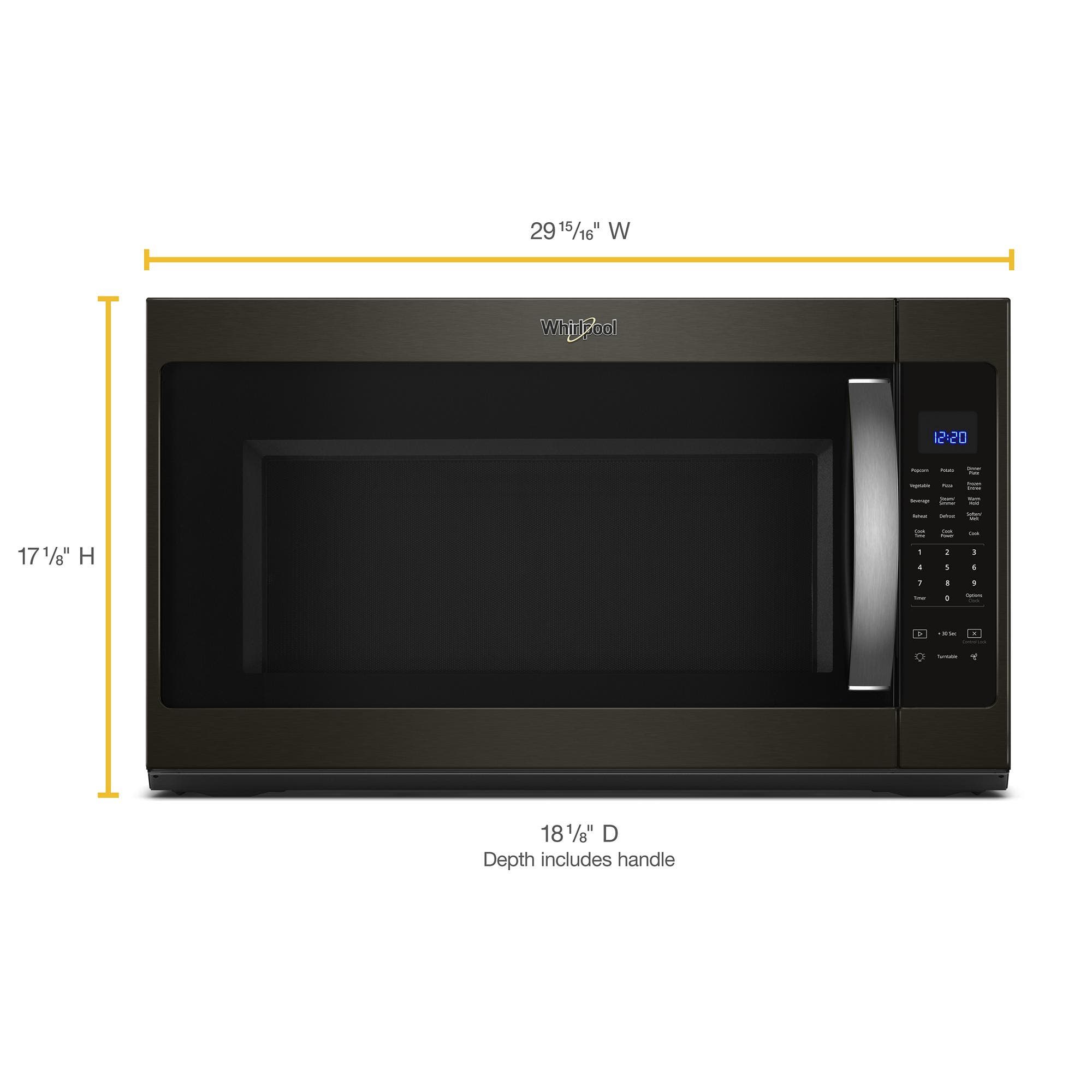 Whirlpool WMH53521HV Fingerprint Resistant Black Stainless Steel