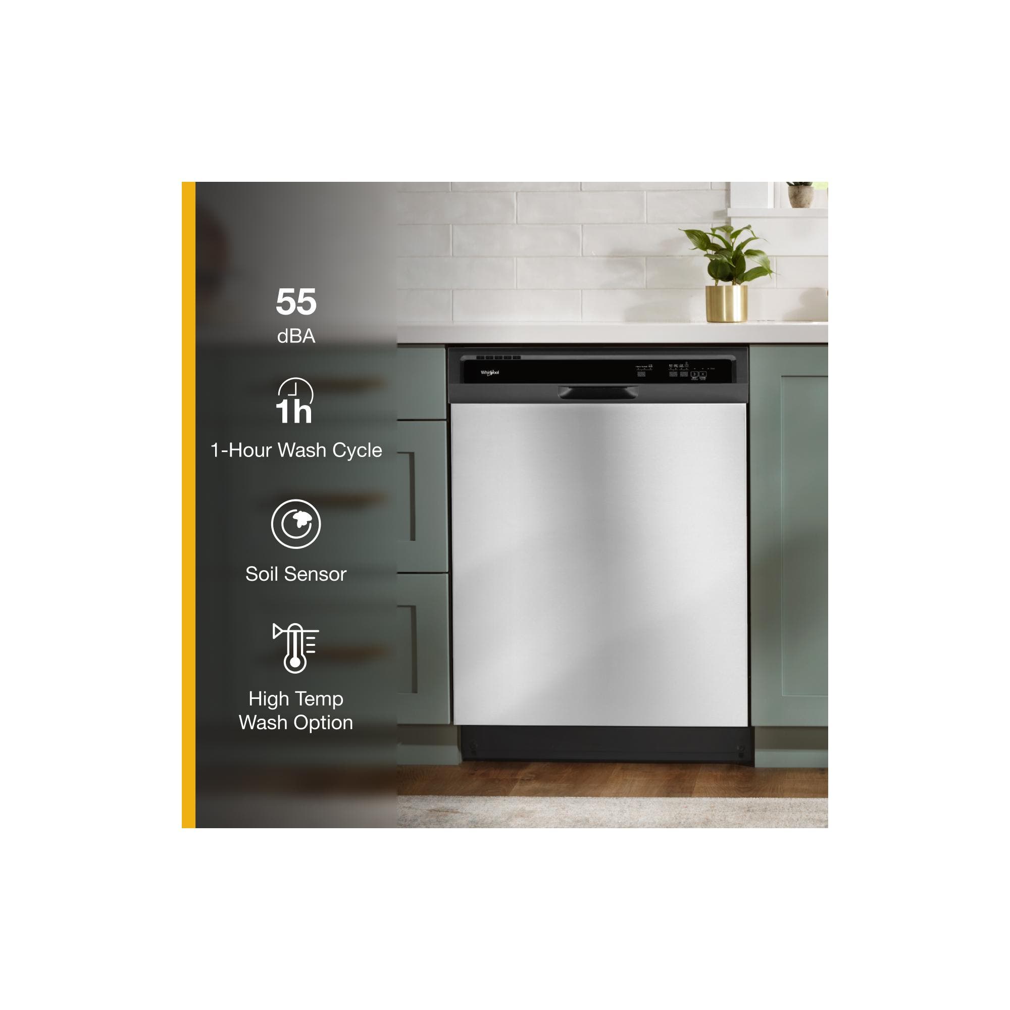 Whirlpool WDF330PAHS Stainless Steel
