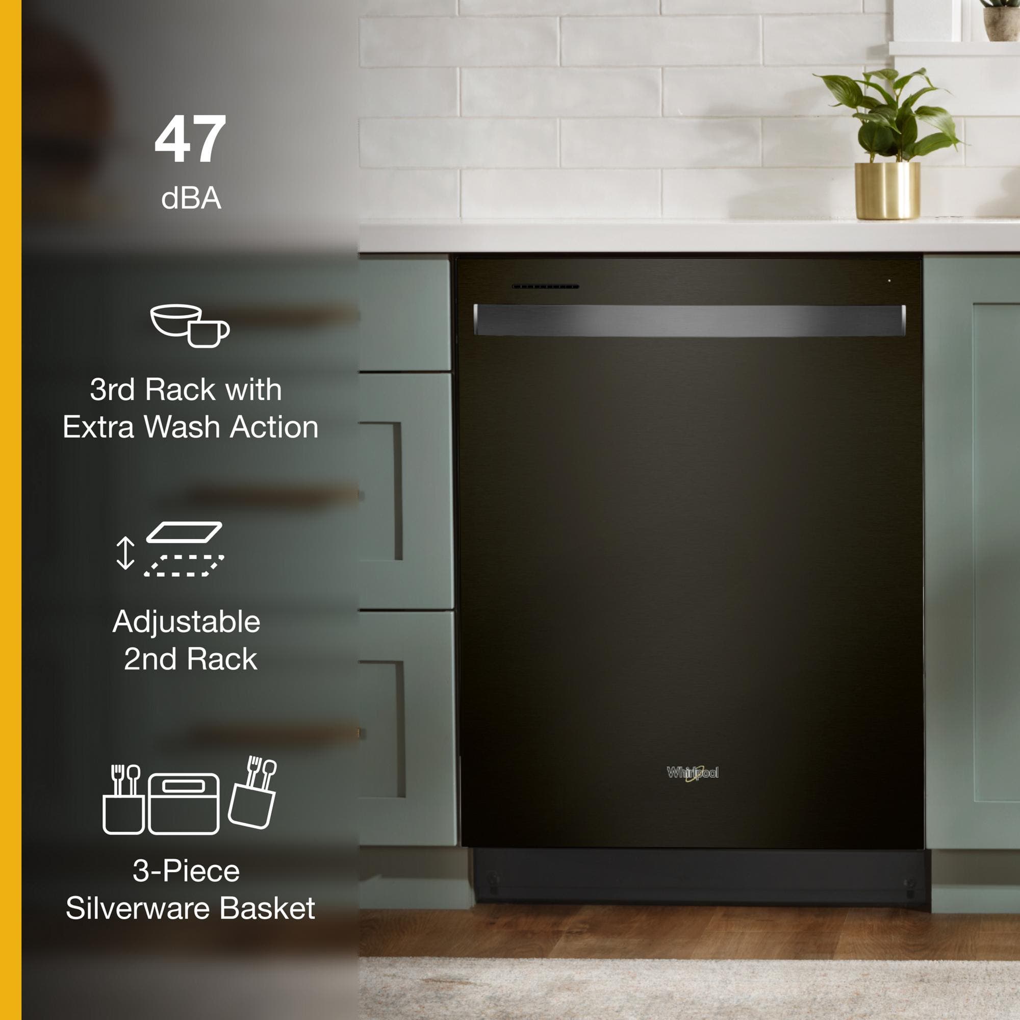 Whirlpool WDT970SAKV Fingerprint Resistant Black Stainless Steel