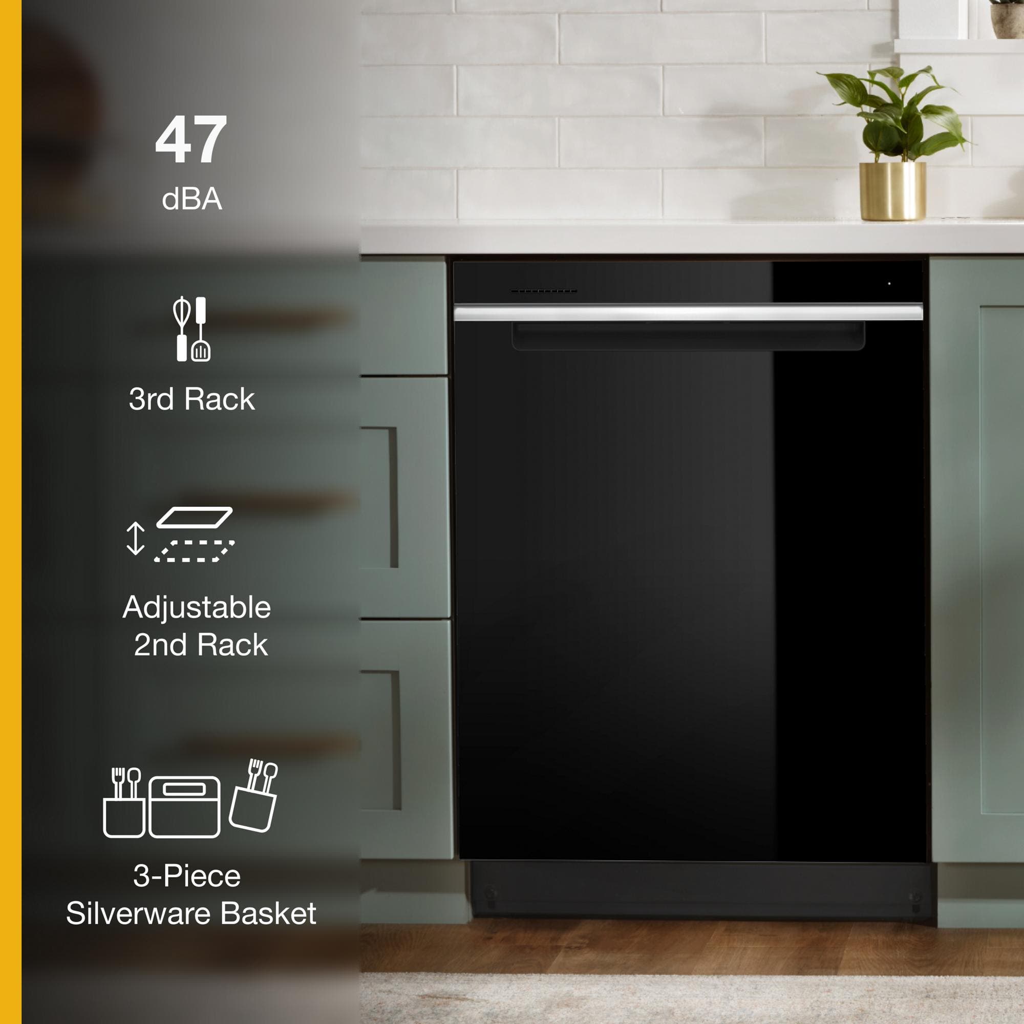 Whirlpool WDTA50SAKB Black
