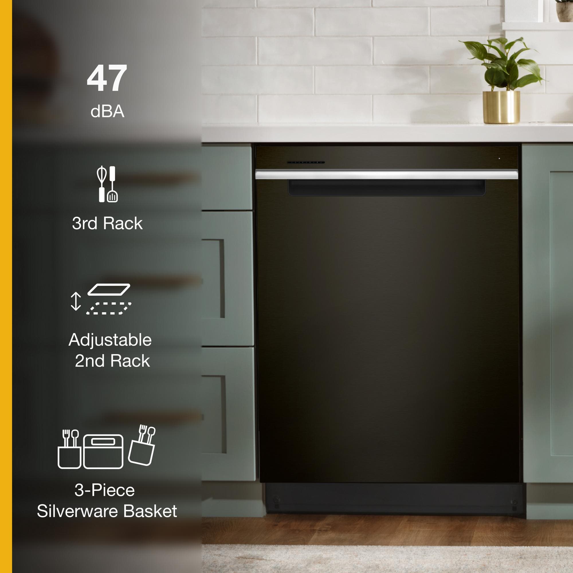 Whirlpool WDTA50SAKV Black Stainless