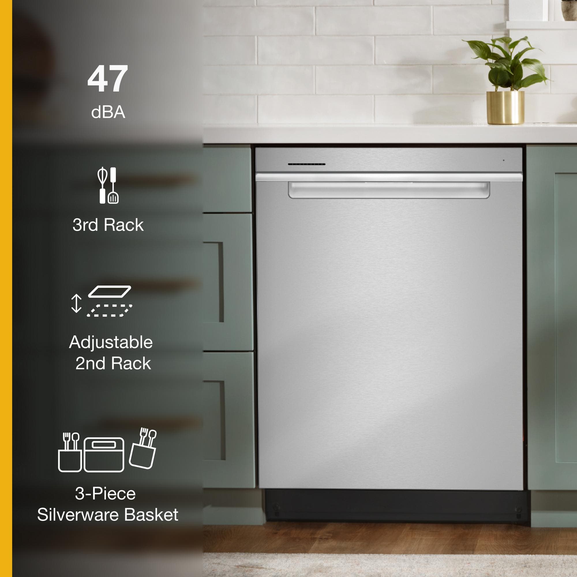 Whirlpool WDTA50SAKZ Fingerprint Resistant Stainless Steel