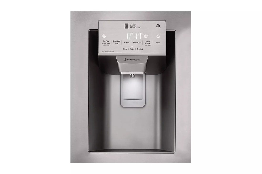 LG LMXS28626S 36 Inch 4-Door French Door Refrigerator Printproof