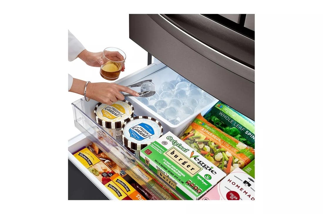 LG LRMDS3006D PrintProof™ Black Stainless Steel