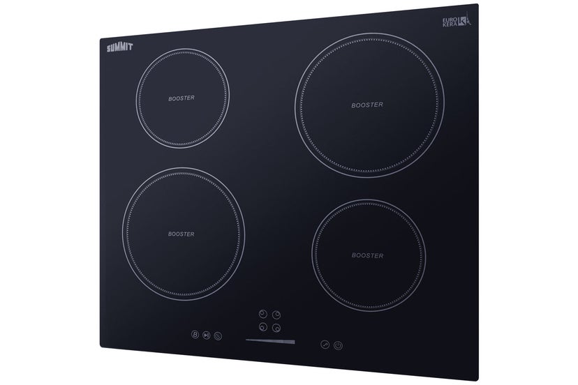 Summit SINC4B241B 24 Inch 230V 4-burner induction cooktop: Black