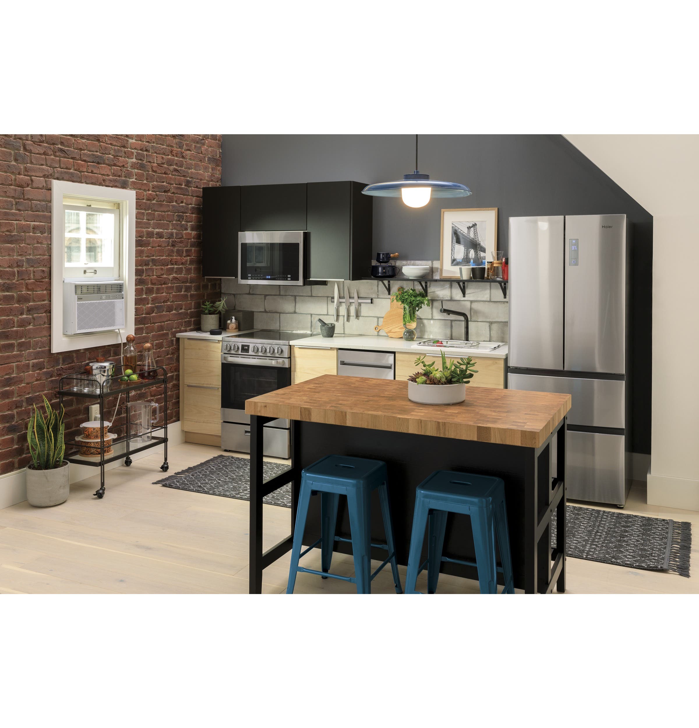 Haier QVM7167RNSS Stainless Steel