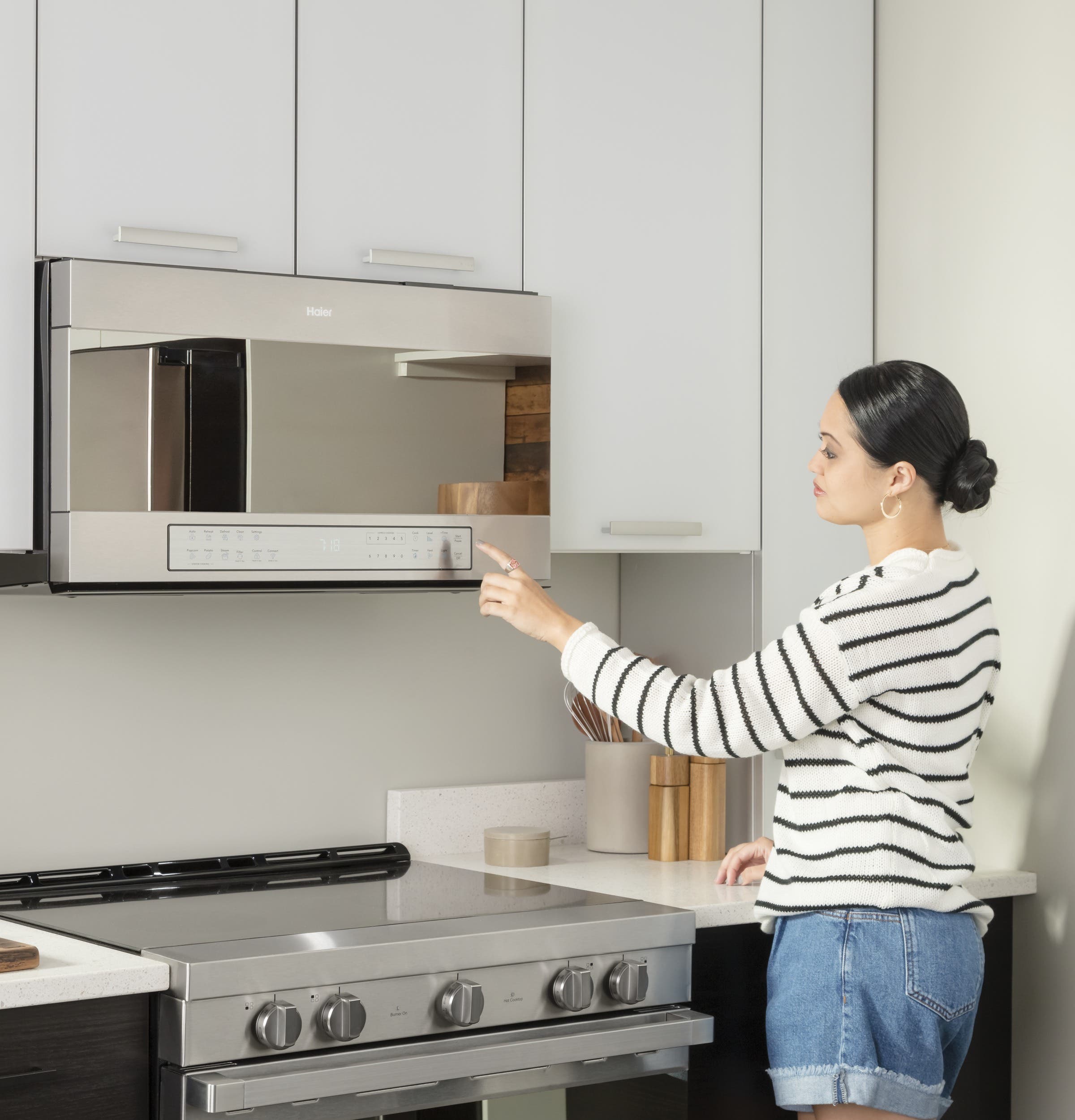 Haier QVM7167RNSS Stainless Steel