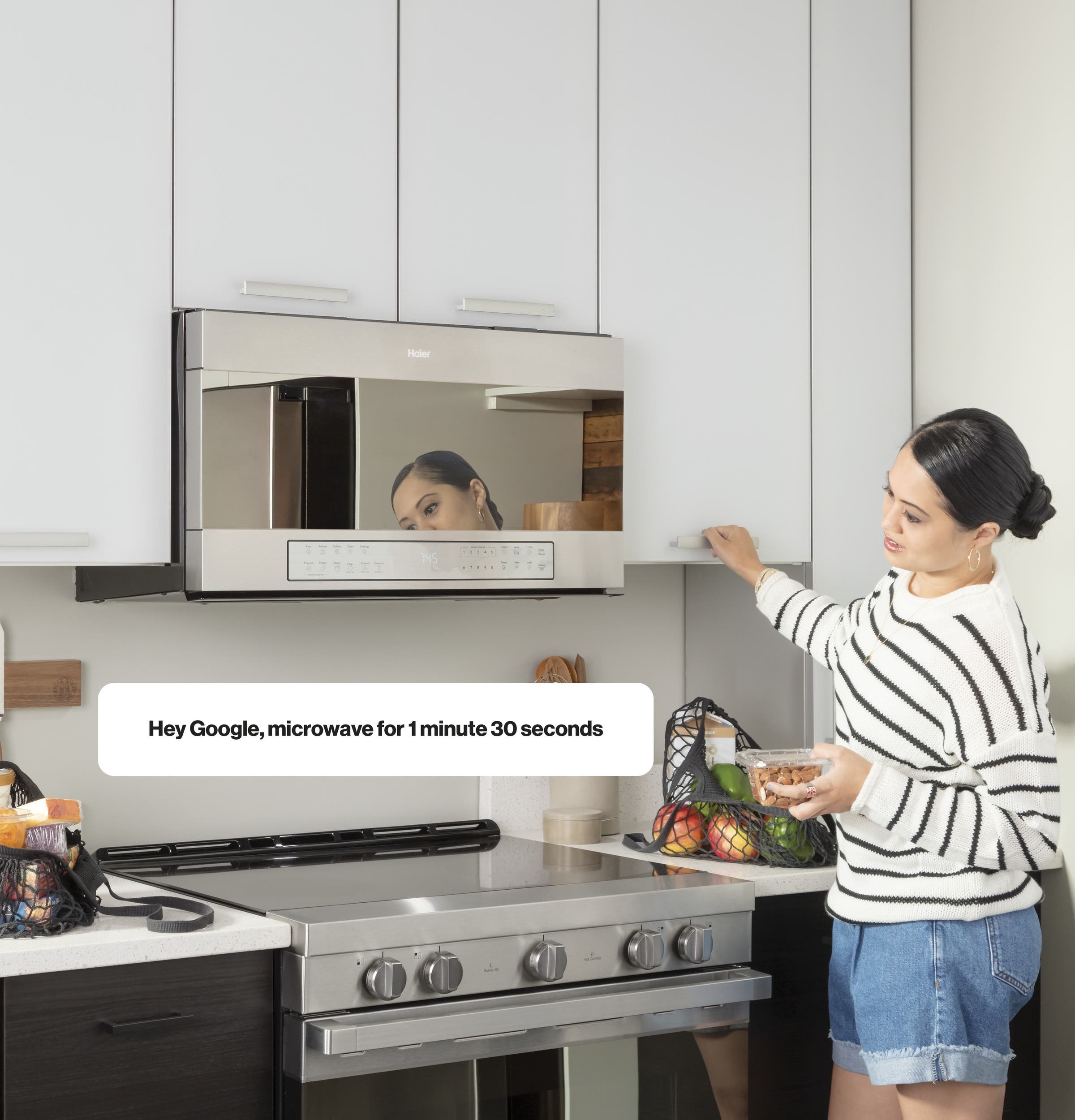 Haier QVM7167RNSS Stainless Steel