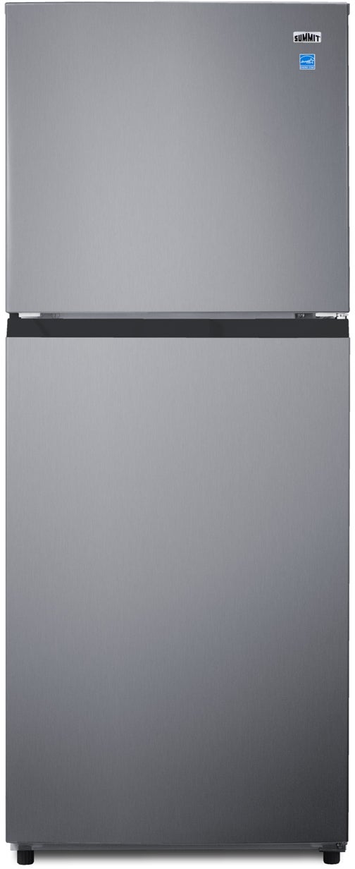 Summit FF1089PL 24 Inch Wide Top Mount Refrigerator-freezer: Stain...