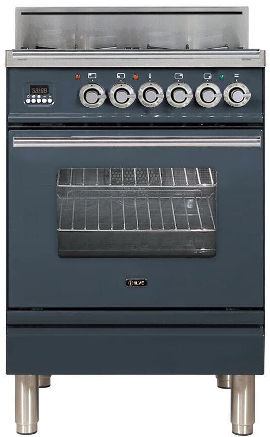 Ilve UPW60DVGGGUNG Blue Gray