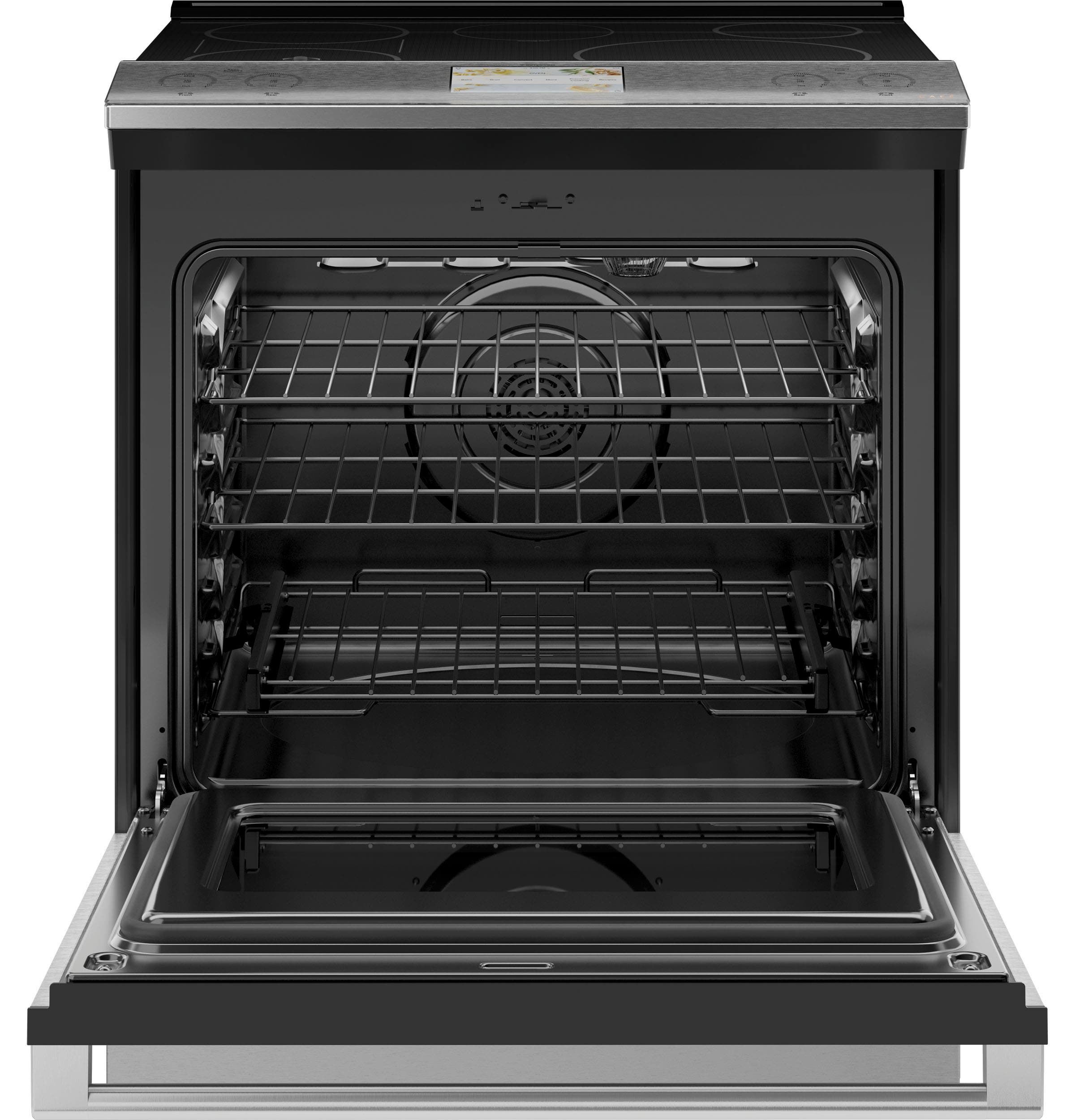 Cafe CHS90XM2NS5 Stainless, Glass Integrated