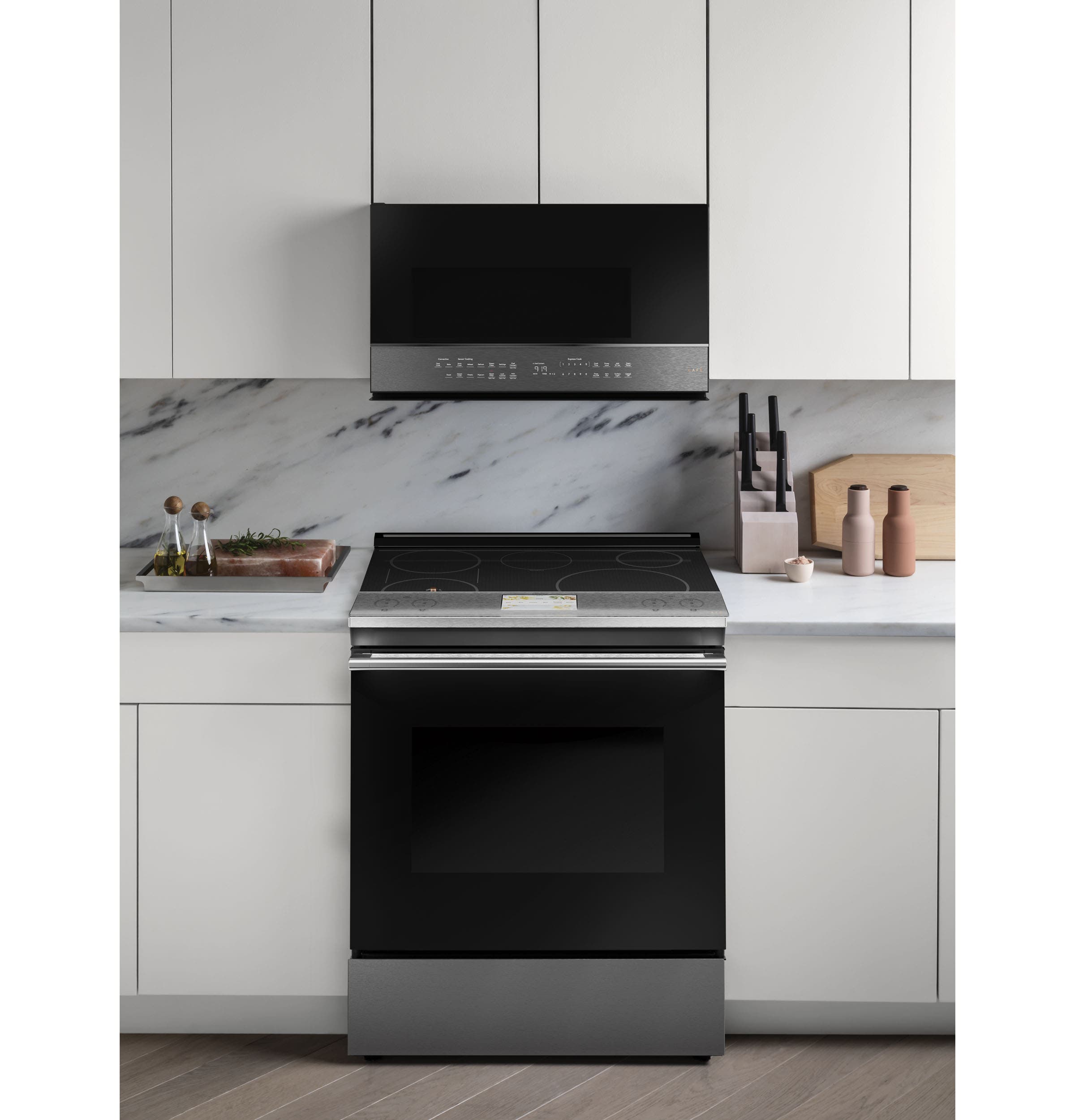 Cafe CHS90XM2NS5 Stainless, Glass Integrated