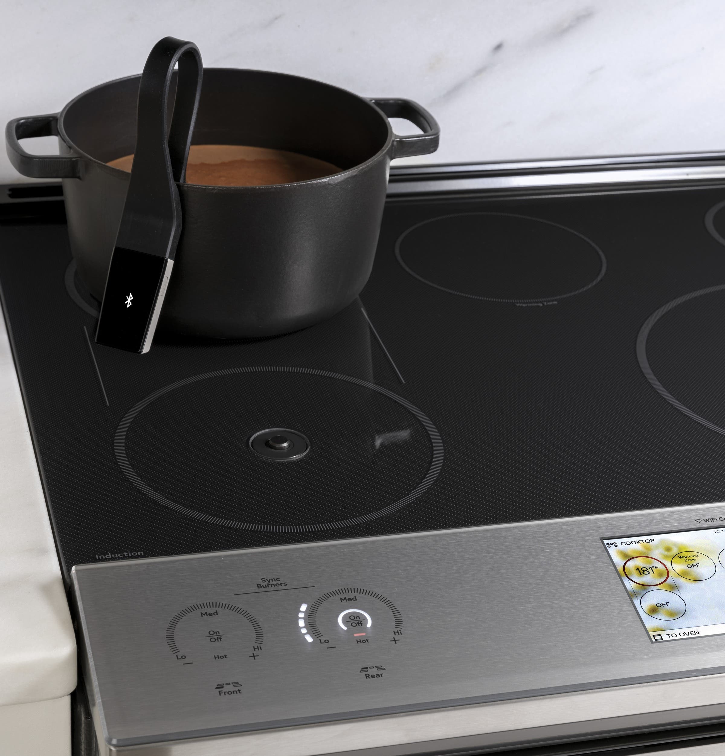 Cafe CHS90XM2NS5 Stainless, Glass Integrated