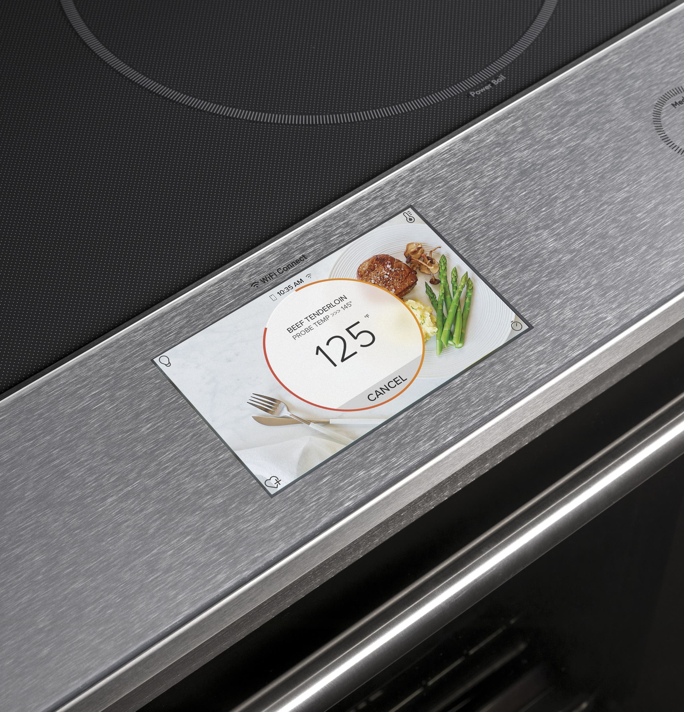 Cafe CHS90XM2NS5 Stainless, Glass Integrated