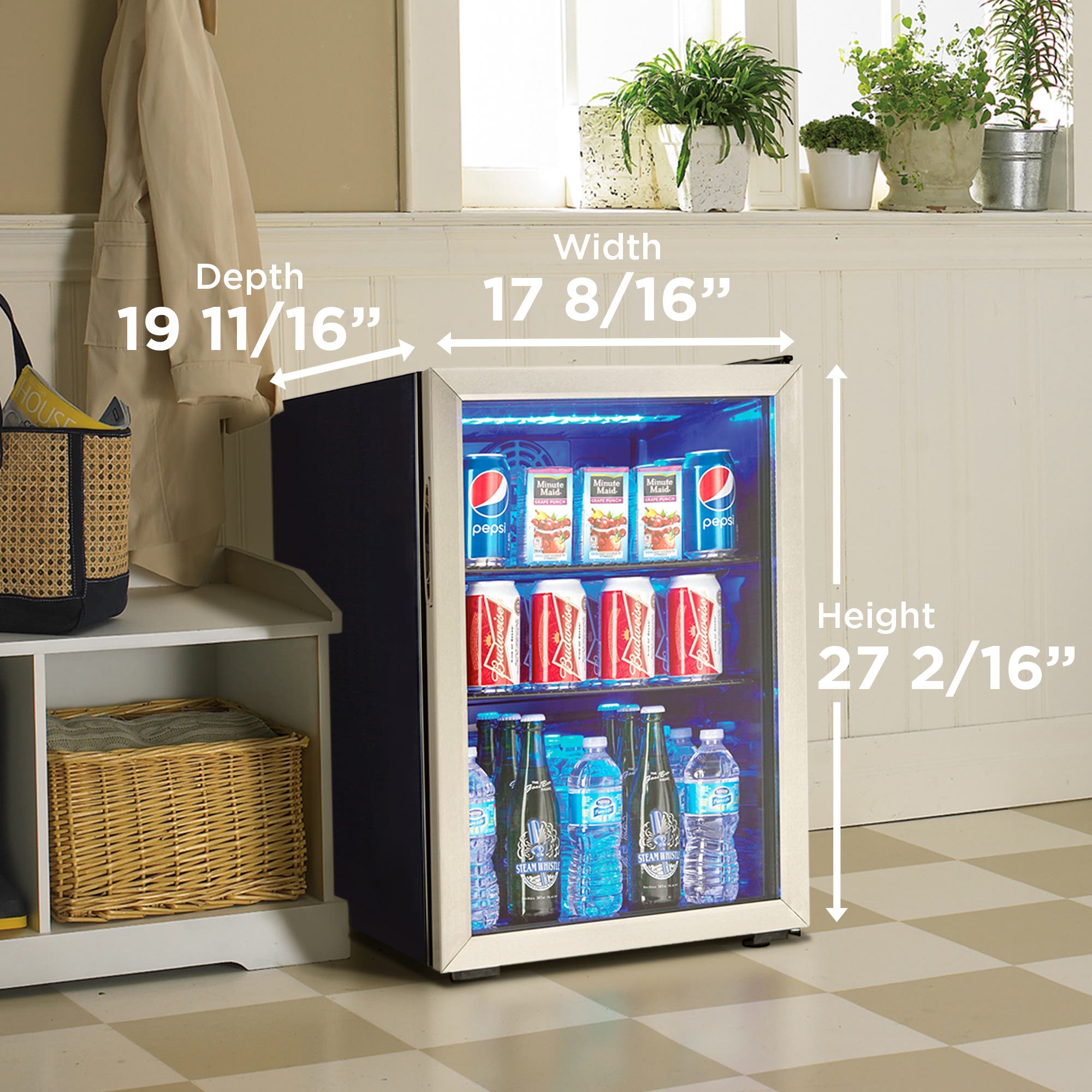 Danby DBC026A1BSSDB Black Stainless Steel