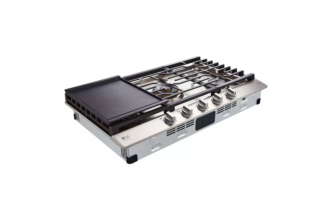 LG Studio CBGS3628S Gas Cooktop Stainless Steel | Plesser's Appliances