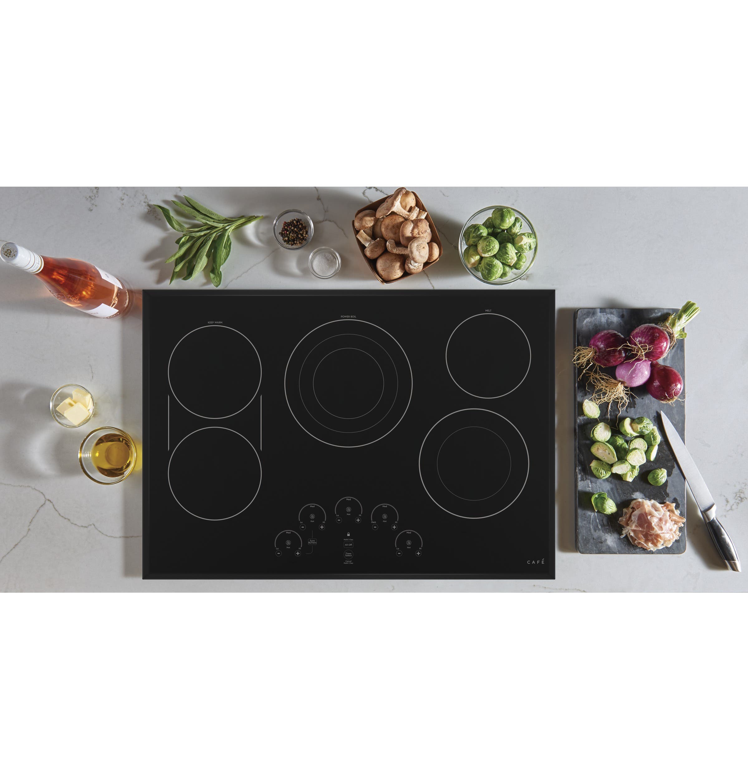 Cafe CEP90301NBB Matte Black Trim