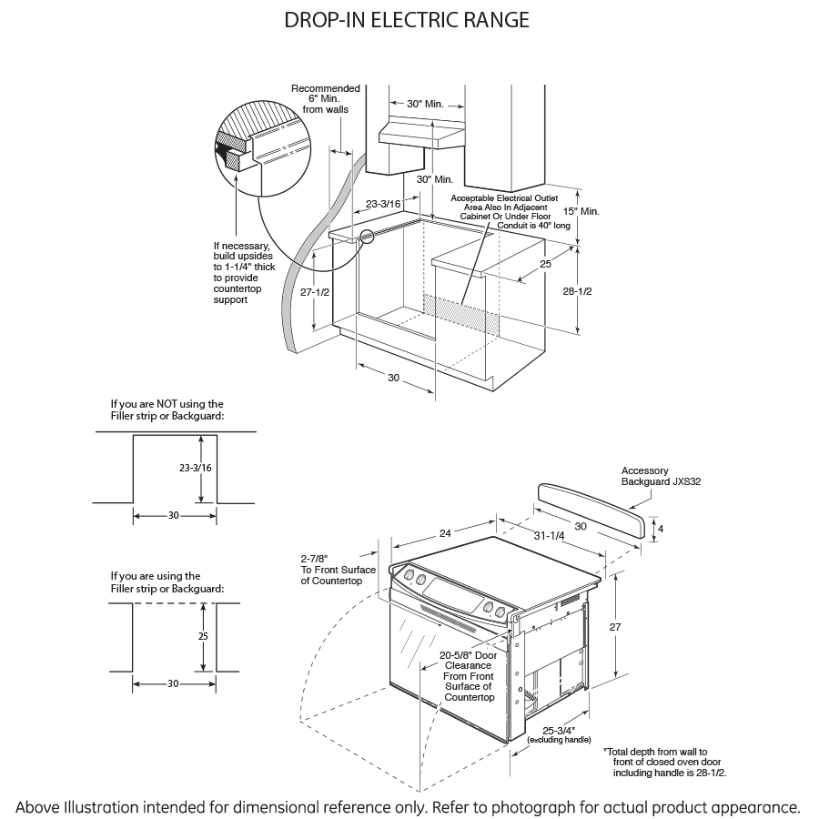 GE JD630DFBB Black