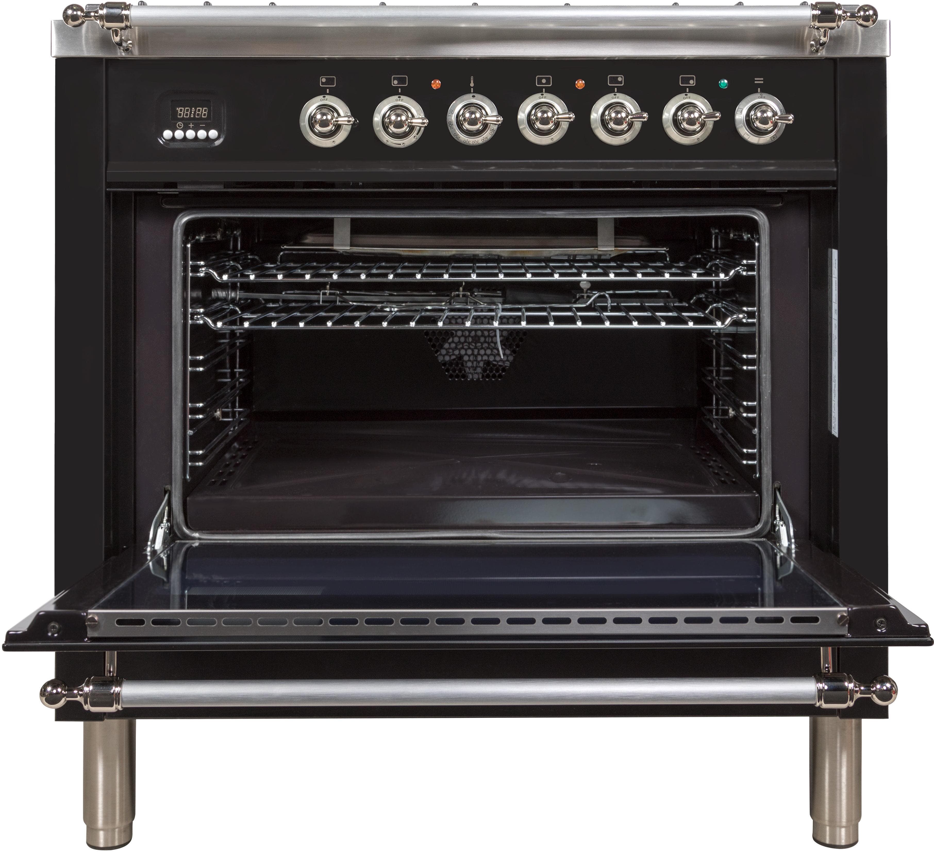 Ilve UPN90FDVGGNX Gloss Black