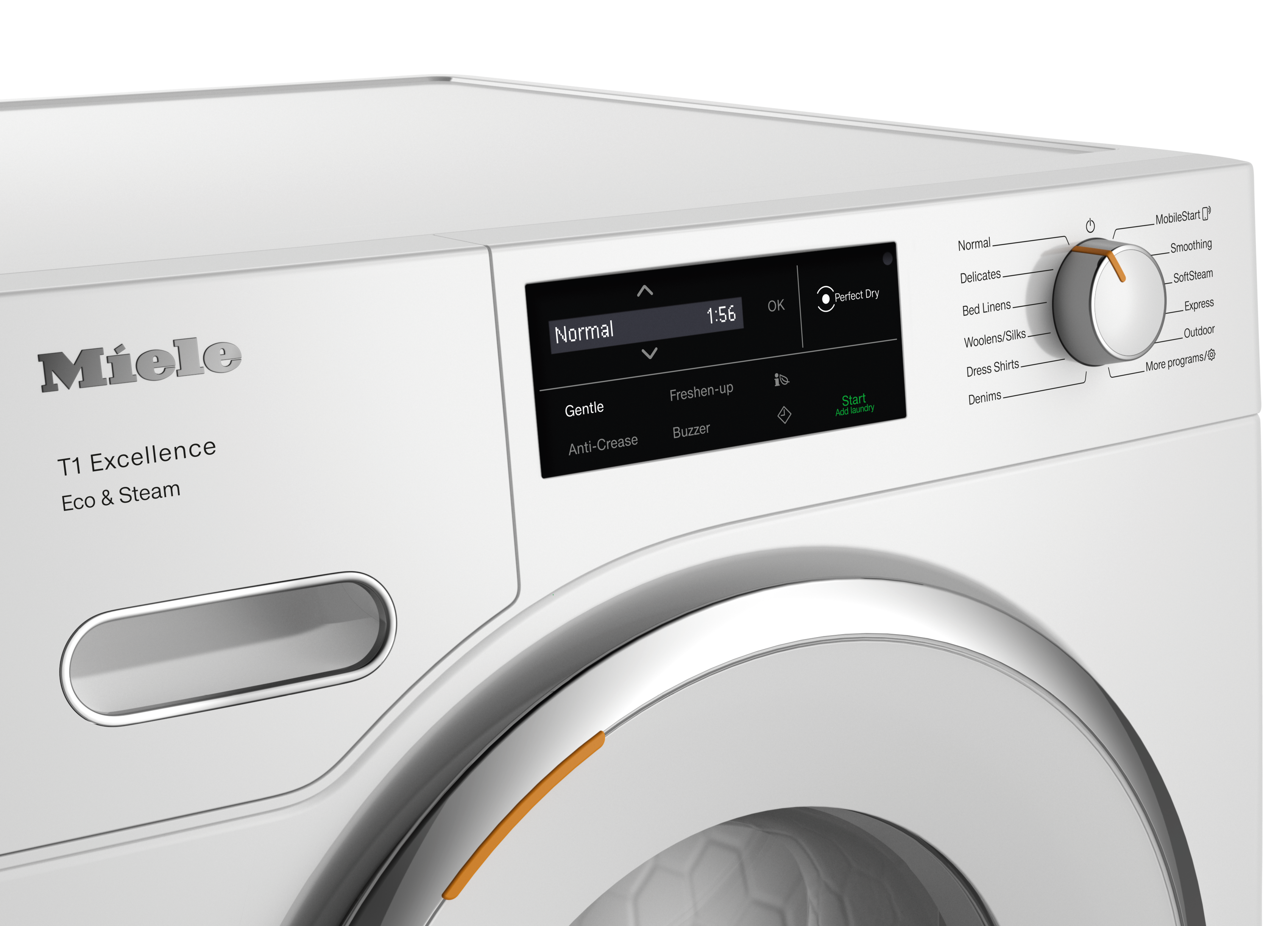 Miele TXI680WP 24 Inch Heat Pump Electric Dryer Lotus White