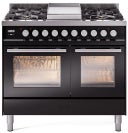 40 inch Dual Fuel Range Gas Burner Top and Electric Ovens