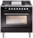 36 inch Dual Fuel Range Gas Burner Top and Electric Ovens